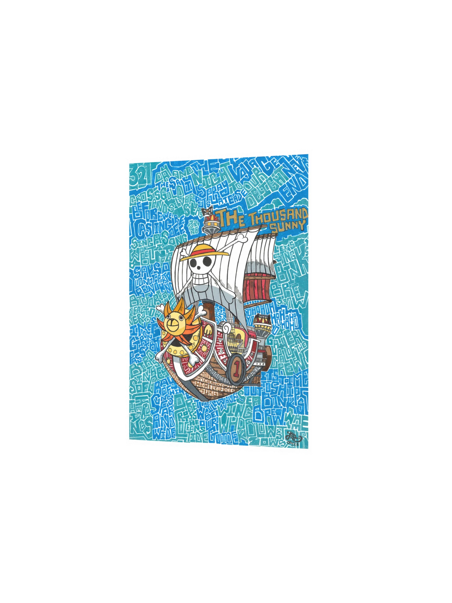 Thousand Sunny Pirate Fan Art Poster product image (2)