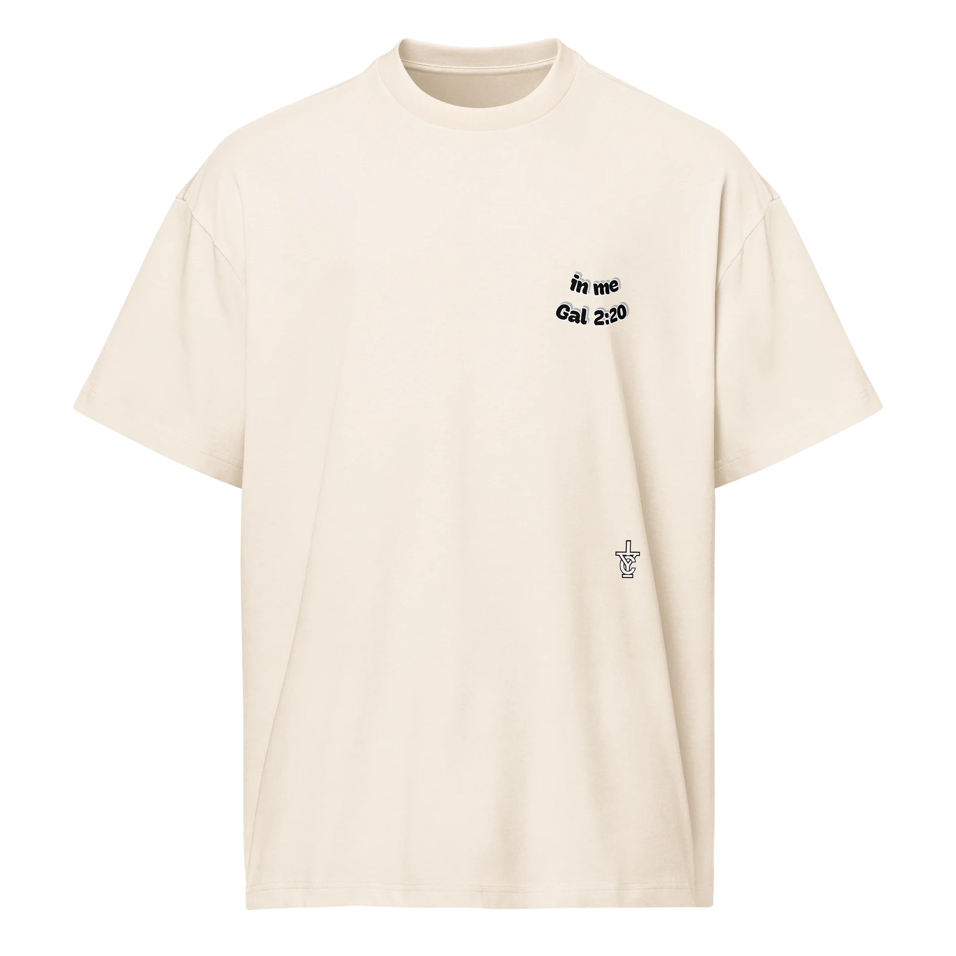Jesus Lives in me White Shirt Oversized product image (1)