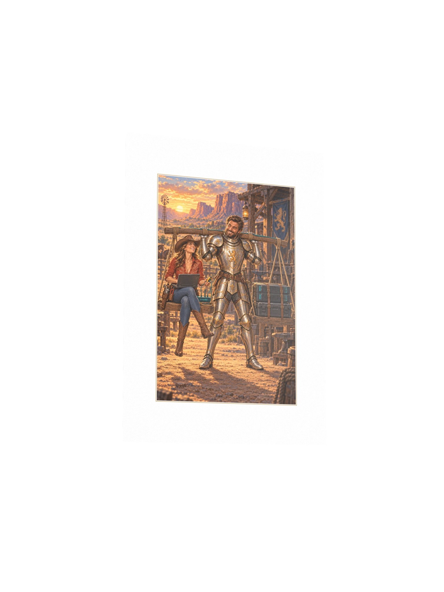 Load Balancing Small Art Print product image (3)