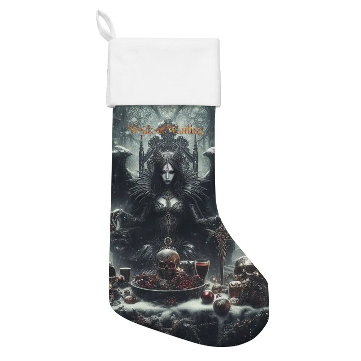 Weak Of Wanting Gothic Christmas Stocking product image (1)
