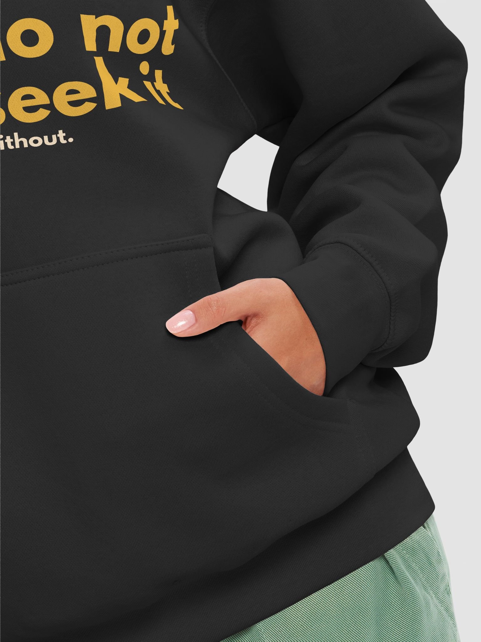 Minimalist Buddha Hoodie – “Peace Comes from Within” Quote – Zen Streetwear – Unisex Mindful Pullover product image (8)