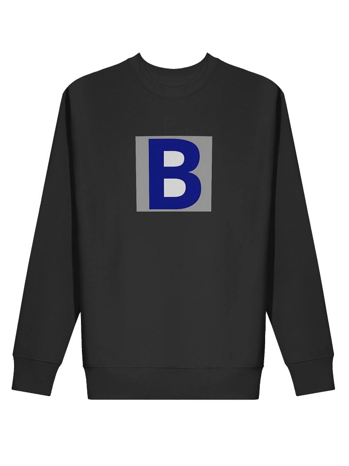 Bold Blue Letter 'B' Premium Sweatshirt product image (20)