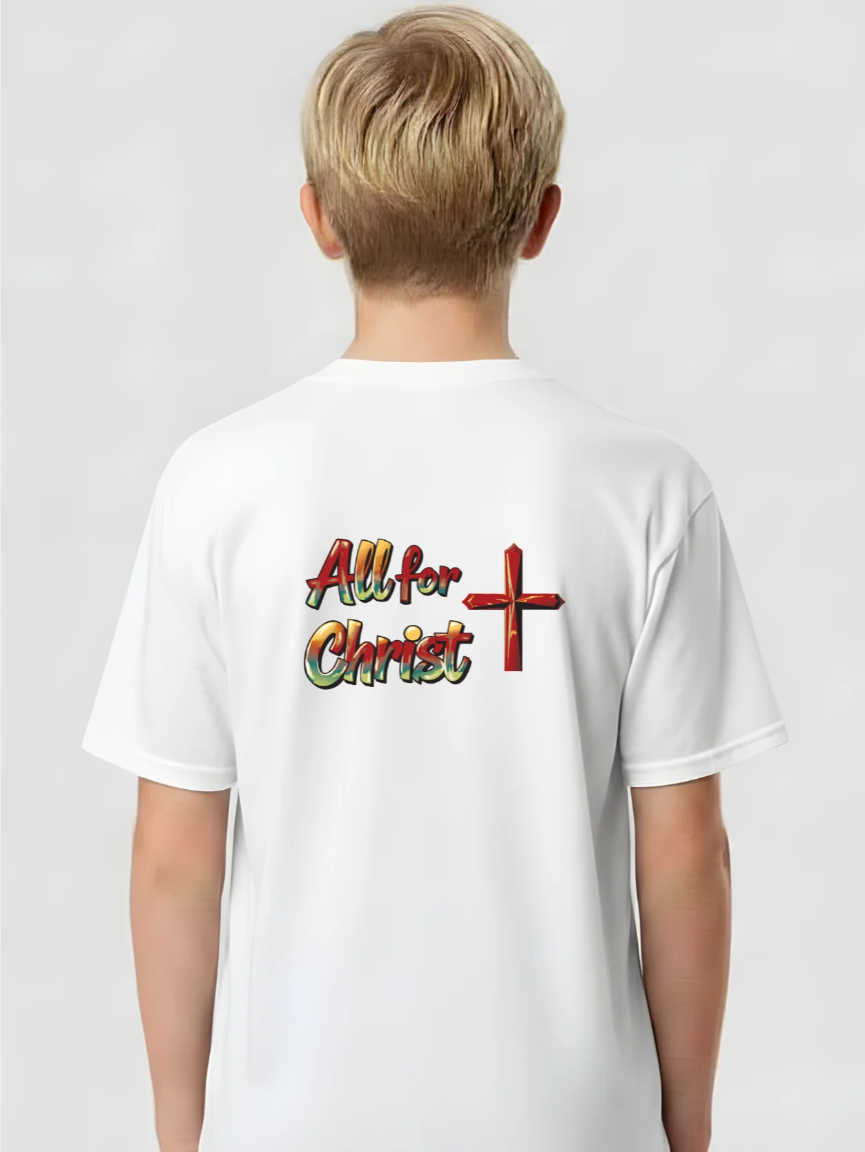 All for Christ Kids T-Shirt with Two Designs product image (1)