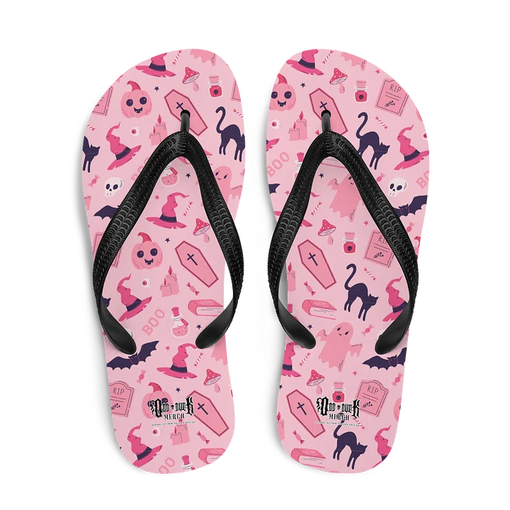 Pink Spooky Flip Flops product image (2)