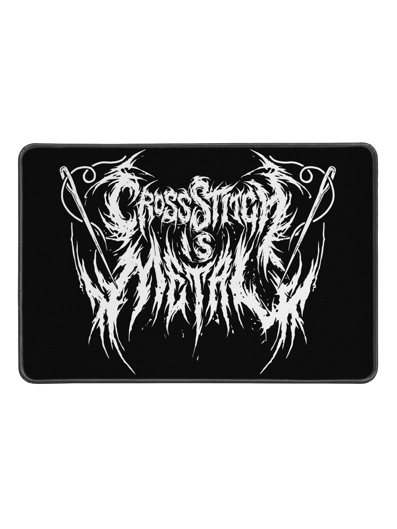 Cross Stitch Is Metal Desk Mat product image (4)