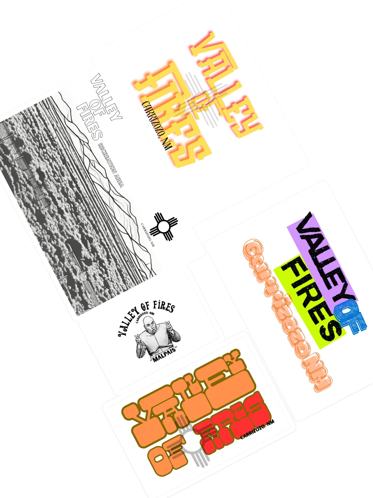 Valley of Fires Logo Sticker Sheet product image (1)
