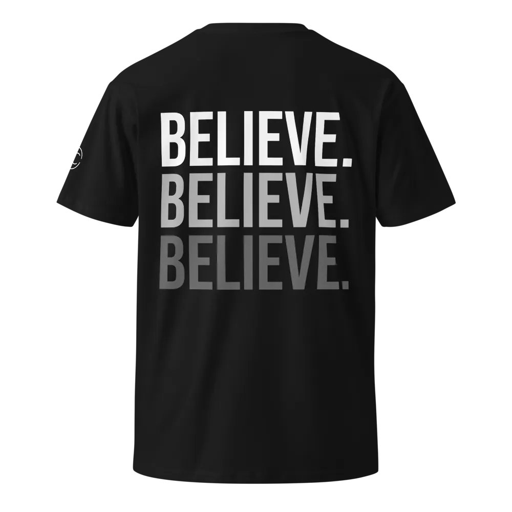 Believe t-shirt product image (1)