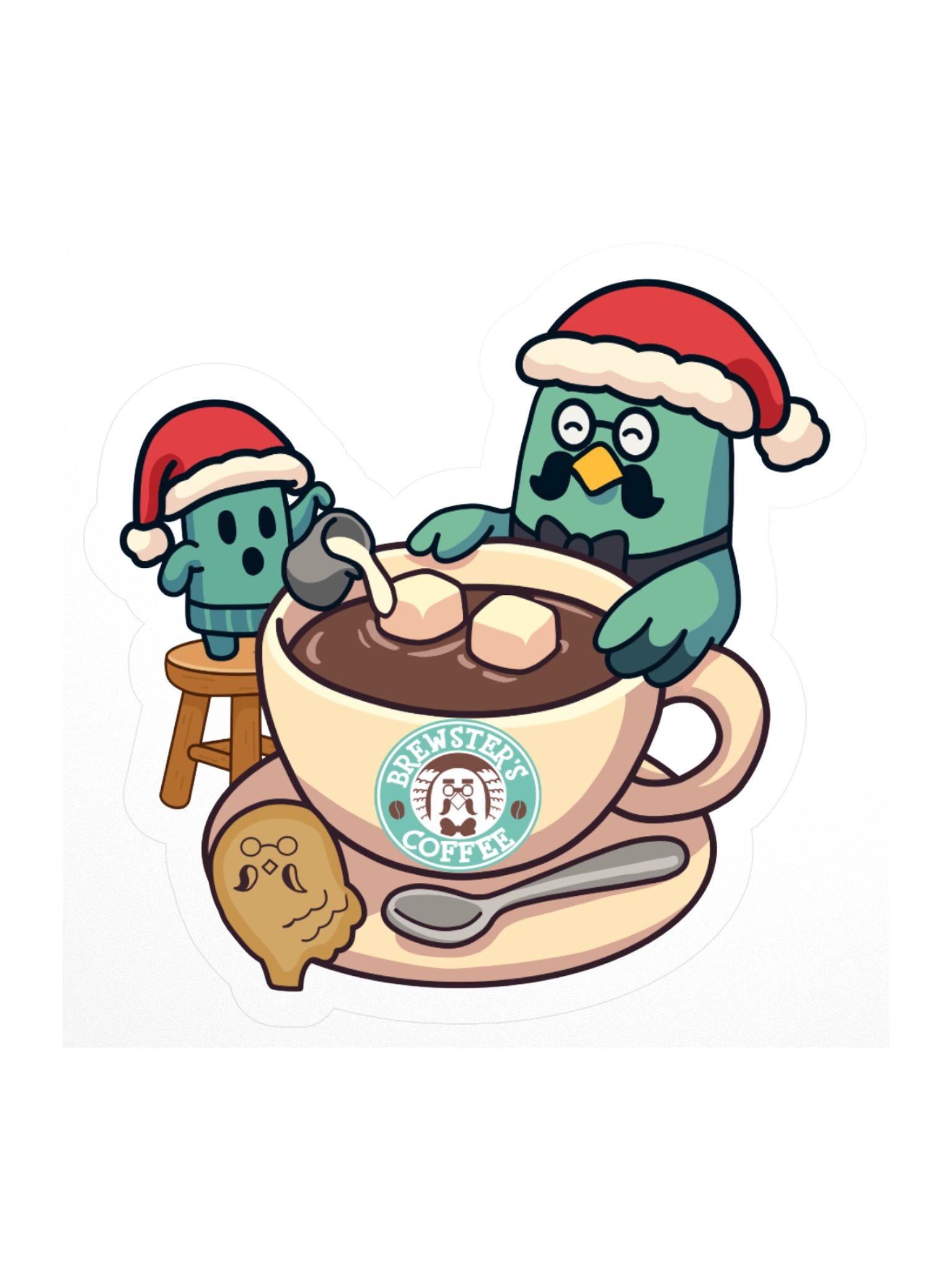 Holidays with Brewster Sticker product image (1)