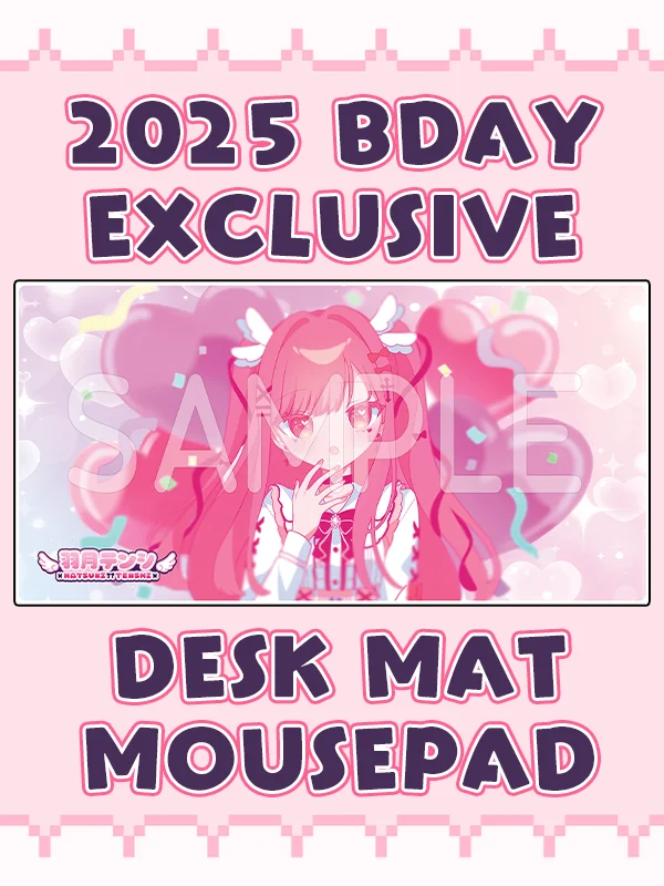 2025 Exclusive Tenshi Birthday Desk Mat Mousepad (LIMITED EDITION) product image (1)