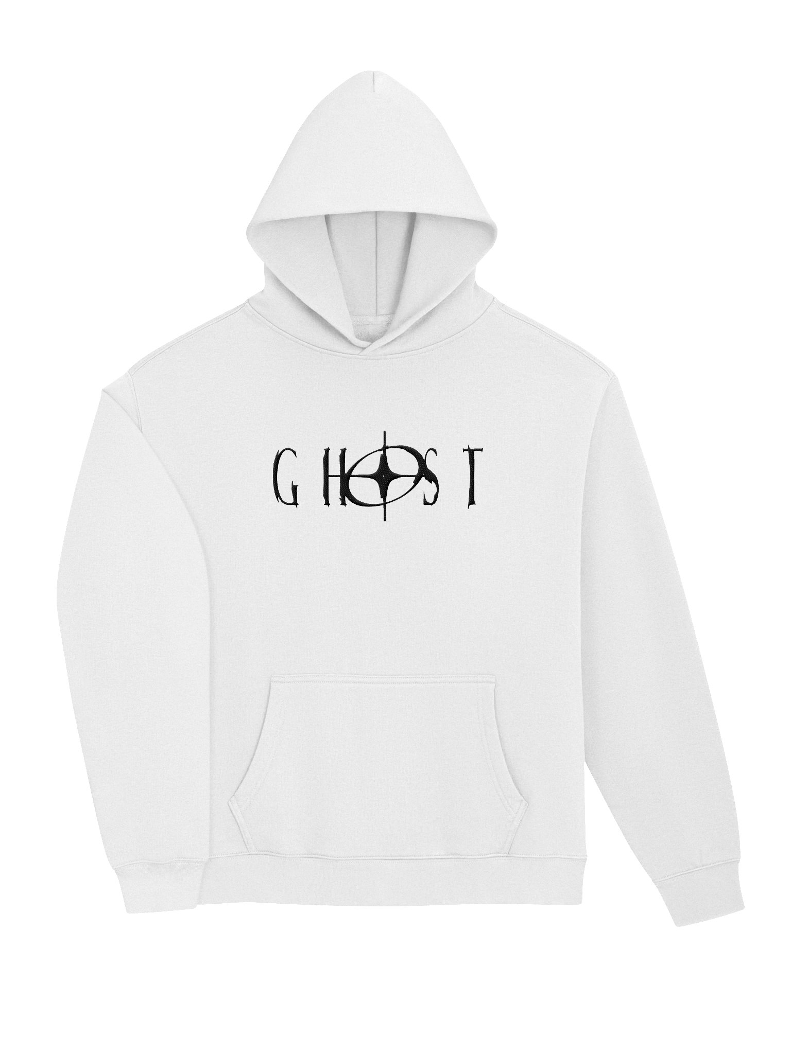 Dark Orbit White Oversized Hoodie product image (3)