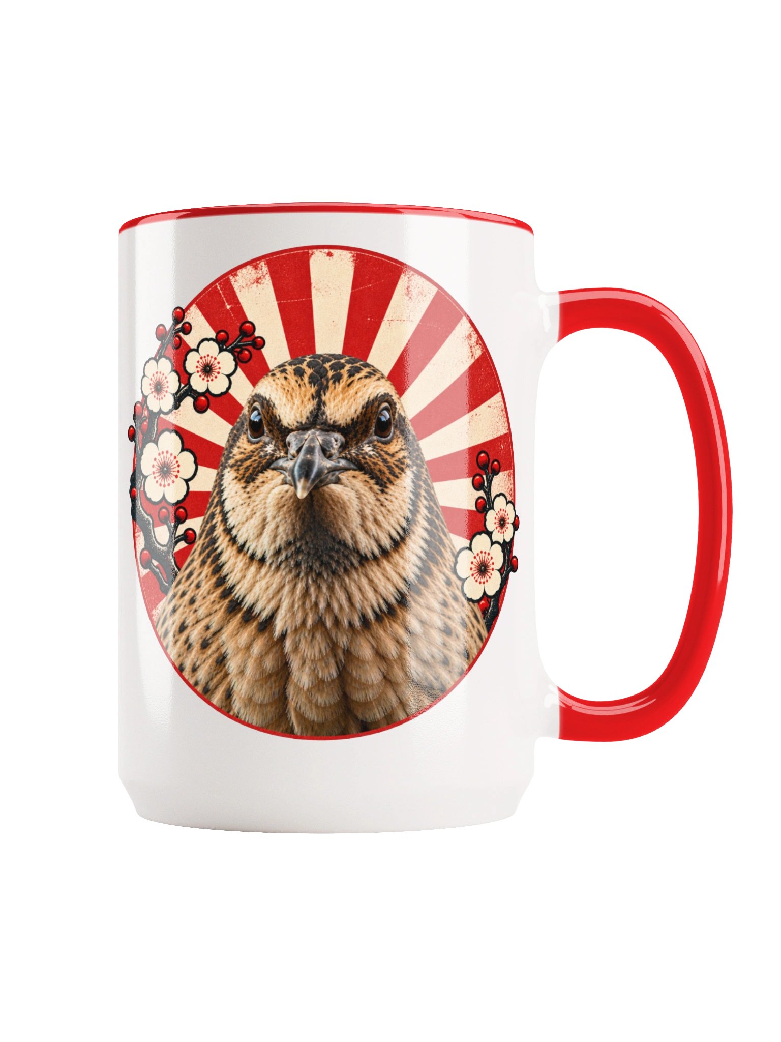 Foot Foot Rising — Coturnix Rooster Mug product image (6)