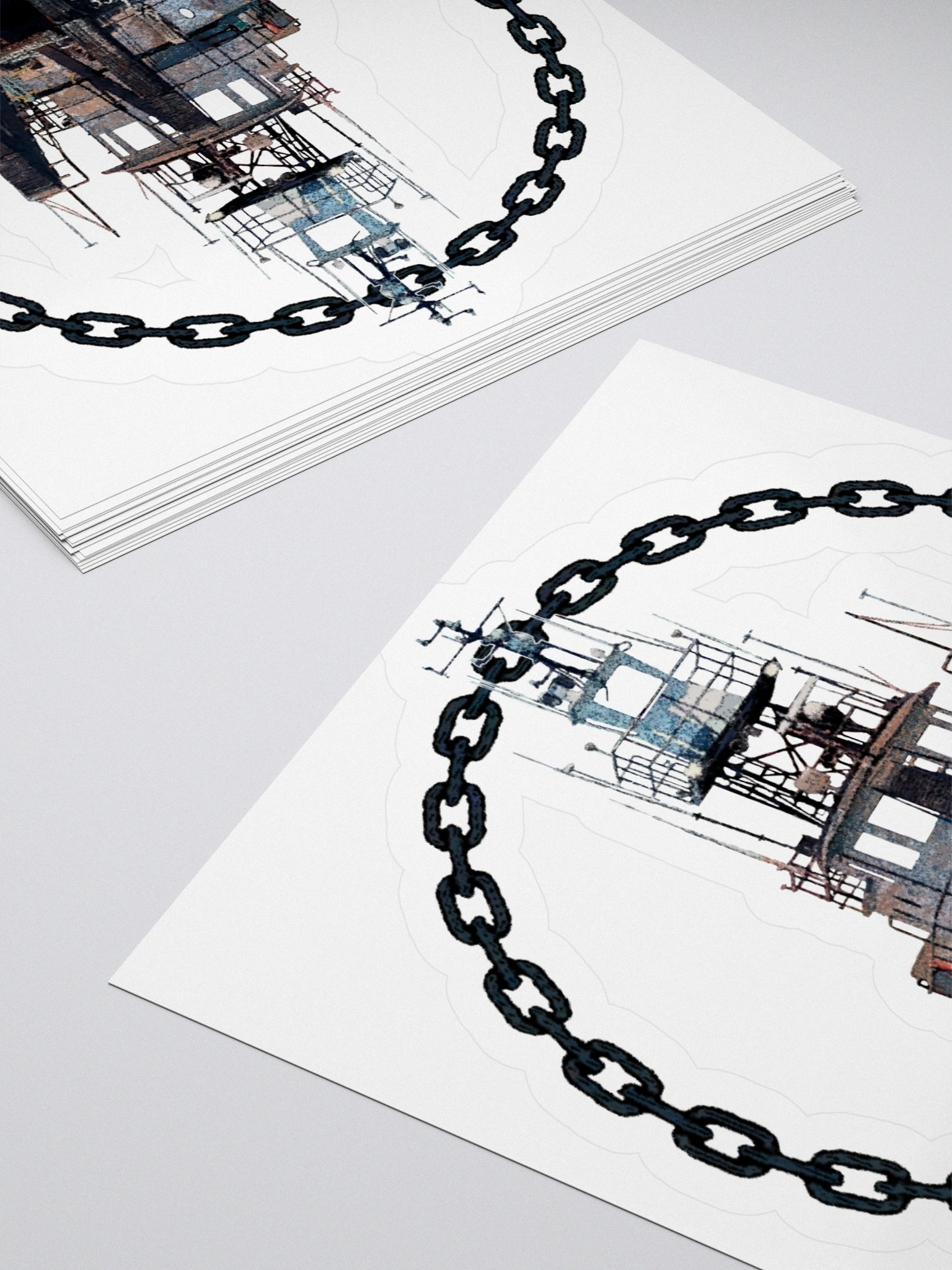 Endless Chain - Terri L. Brusco Kiss Cut Stickers product image (4)