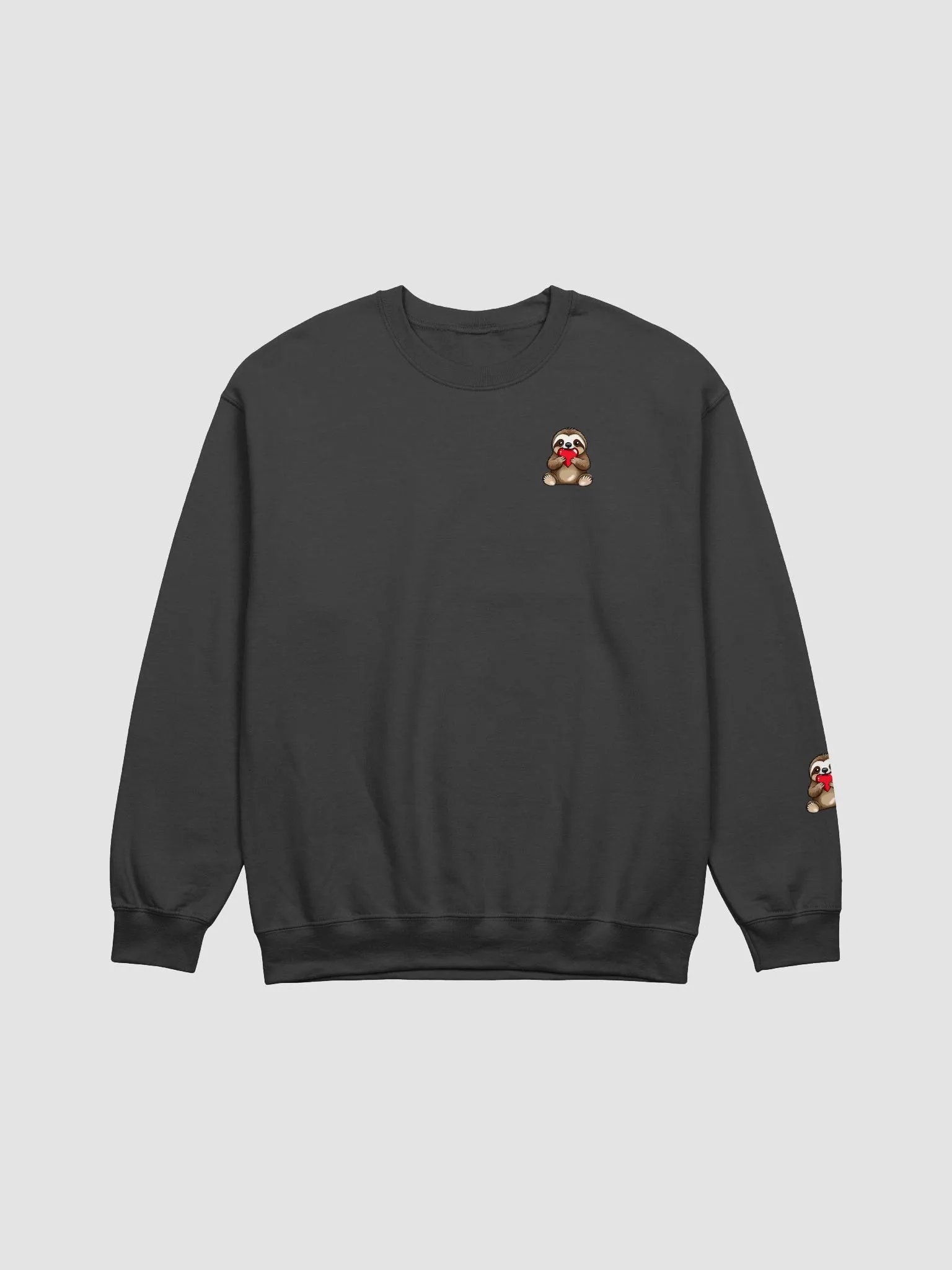 Sloth with a Heart Crew neck product image (1)