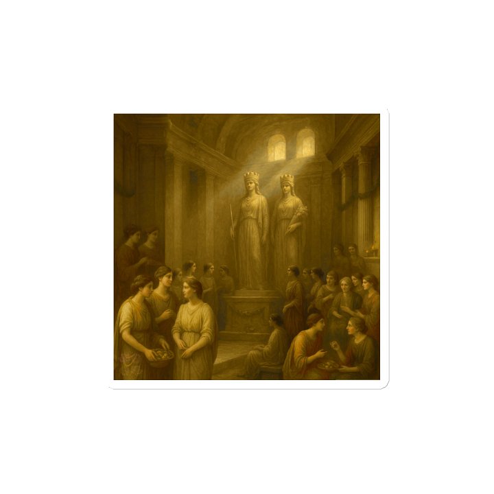 Temple of Fortuna Muliebris Vinyl Magnet product image (2)