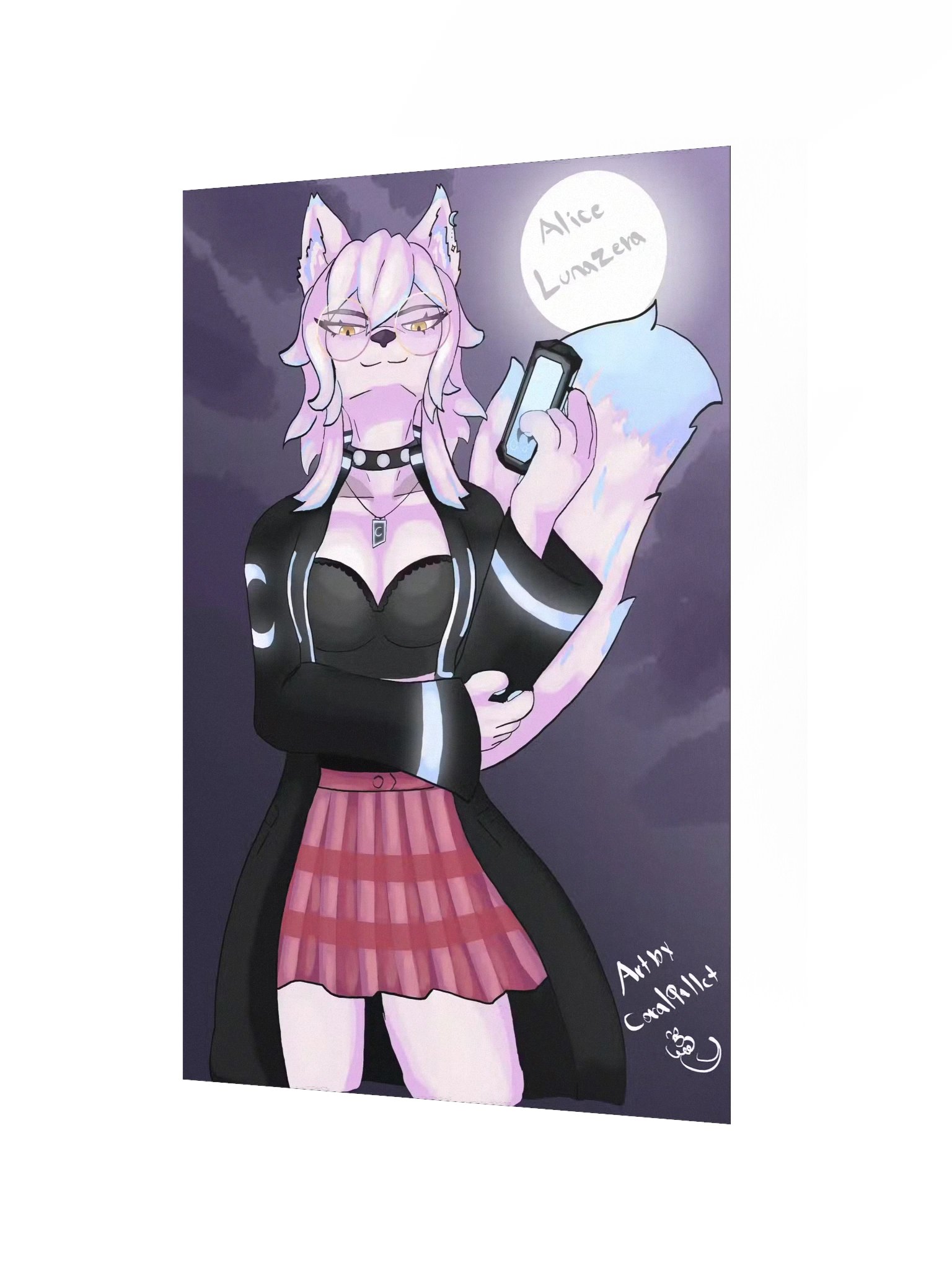 Lunazera Wolf Witch Poster product image (2)