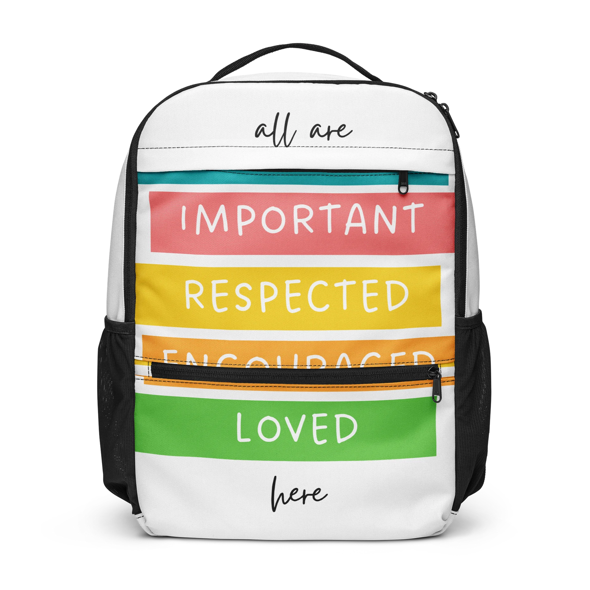 Welcome & Empower All-Over Print Backpack product image (1)