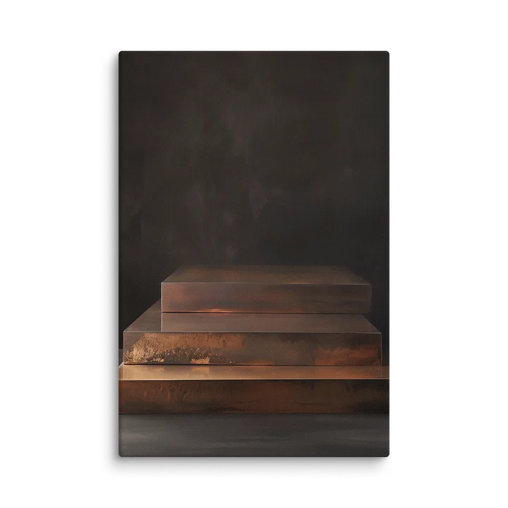 Quiet Strata — Canvas | Burnt Caramel II product image (1)