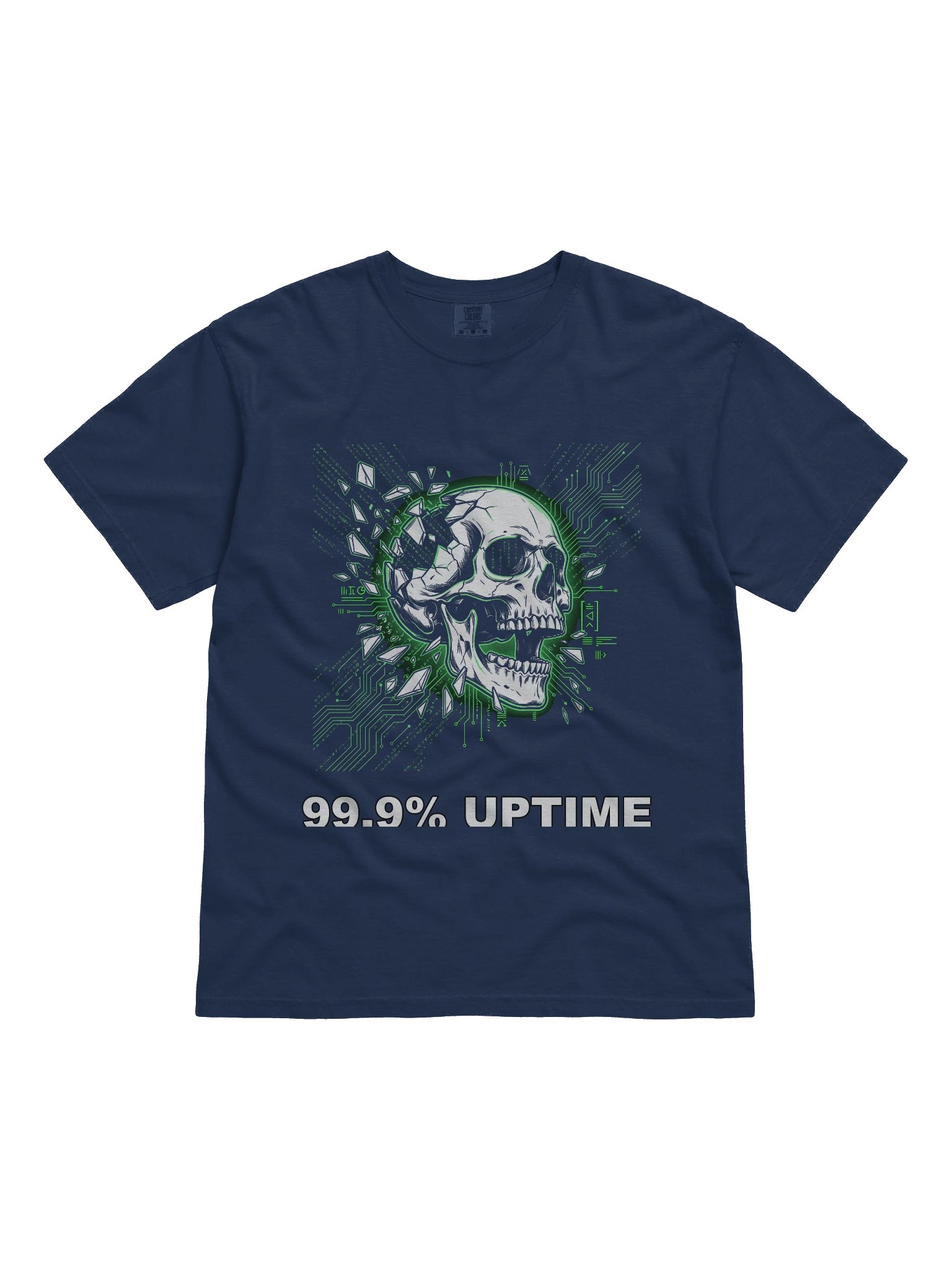 Overclocked and Overworked Skull T-Shirt product image (2)