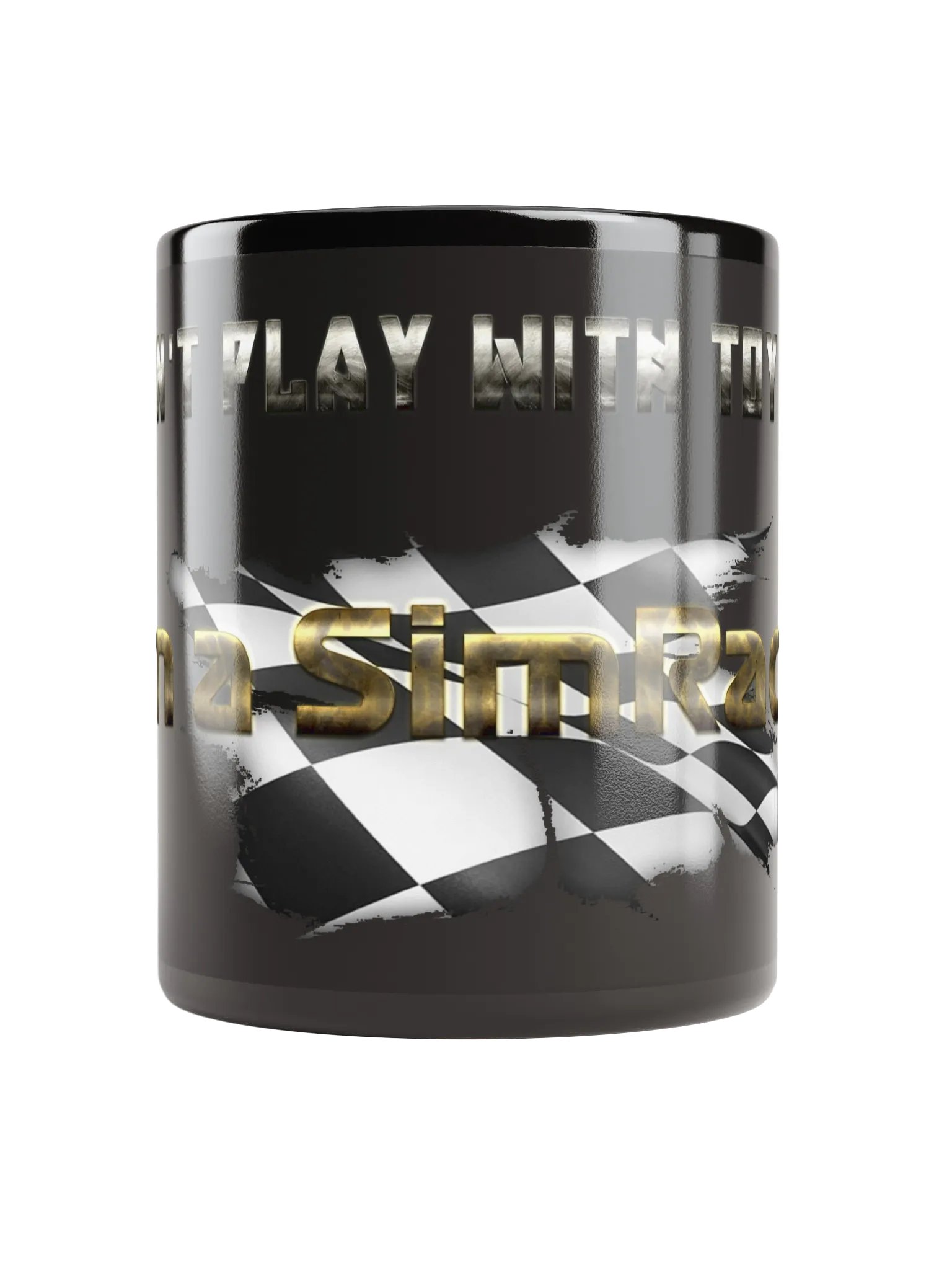 SimRacer Checkered Flag Mug product image (9)