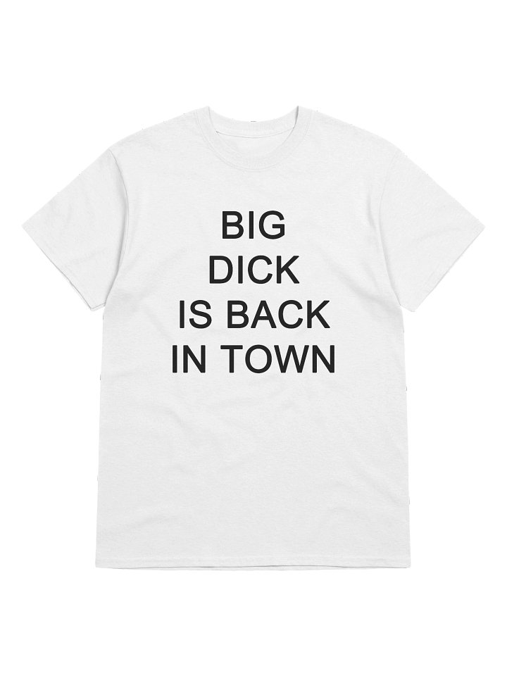 BIG DICK IS BACK IN TOWN T-Shirt product image (1)