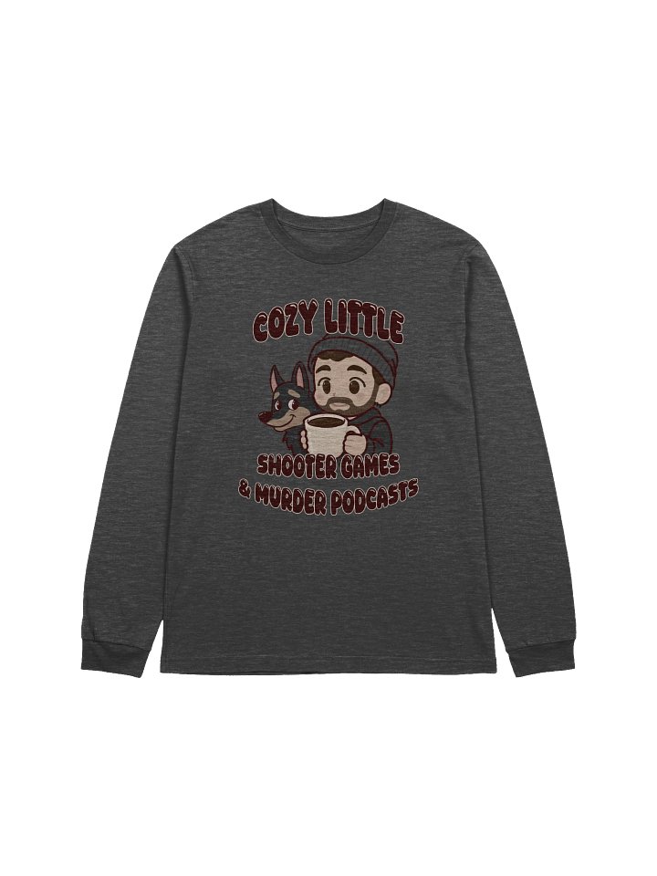 Cozy Gamer & Dog Lover Long Sleeve Tee product image (1)