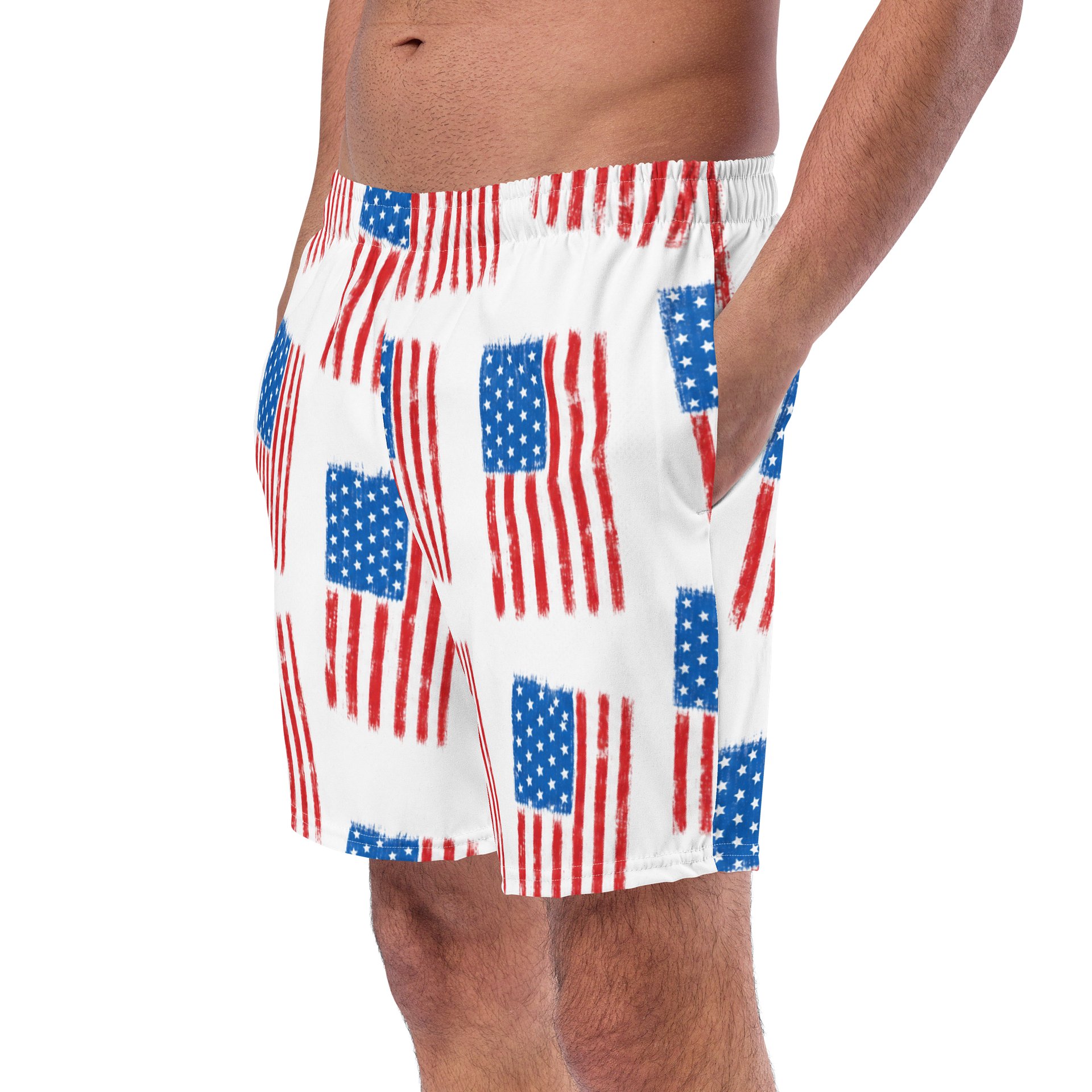 Distressed American Flag Shorts product image (2)
