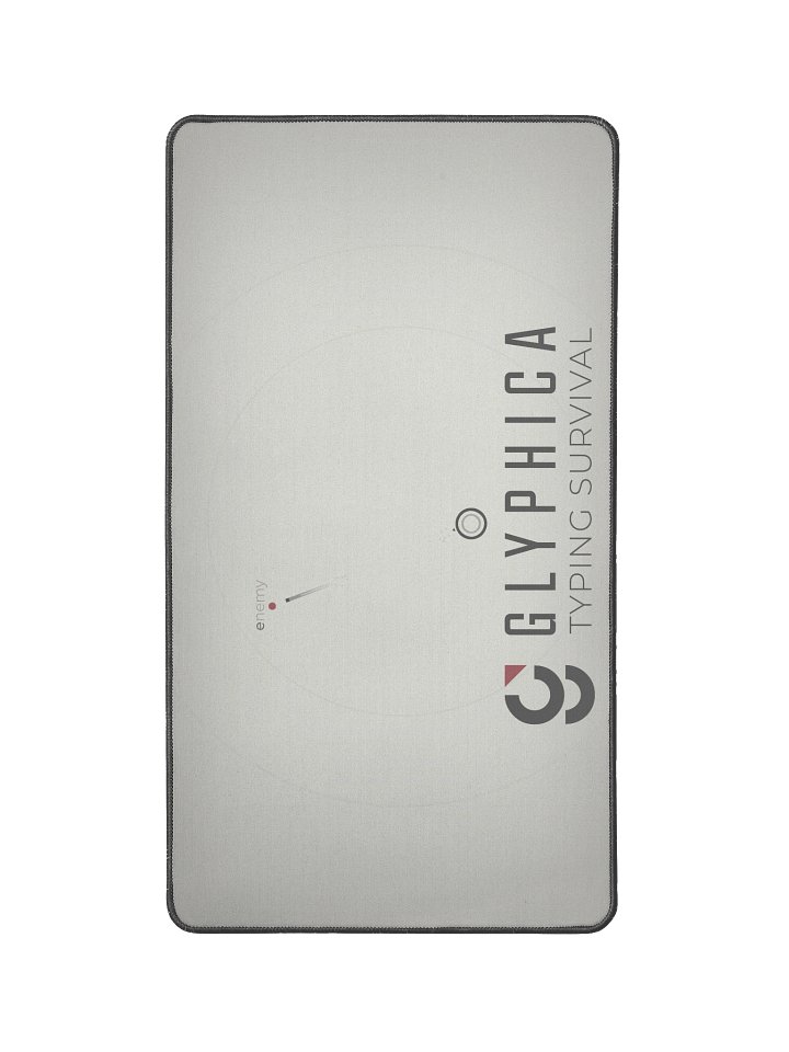Glyphica Light Theme Desk Mat Medium product image (1)