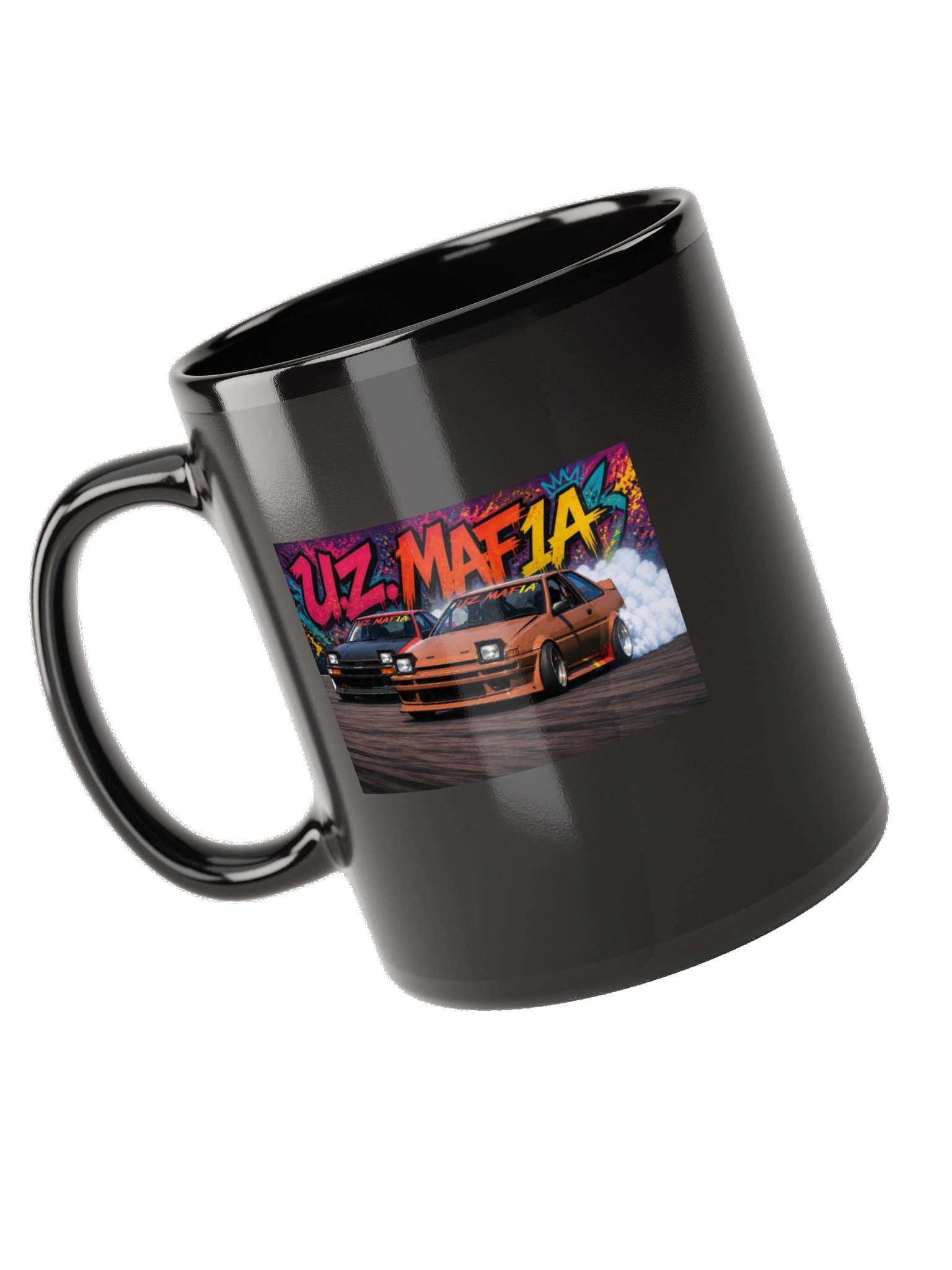 UZ Mafia Graffiti Black Coffee Cup product image (9)