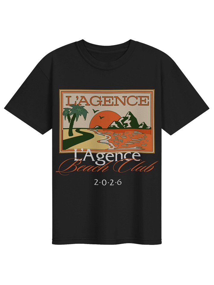 L'Agence Beach Club T-Shirt - Black 2026 product image (1)