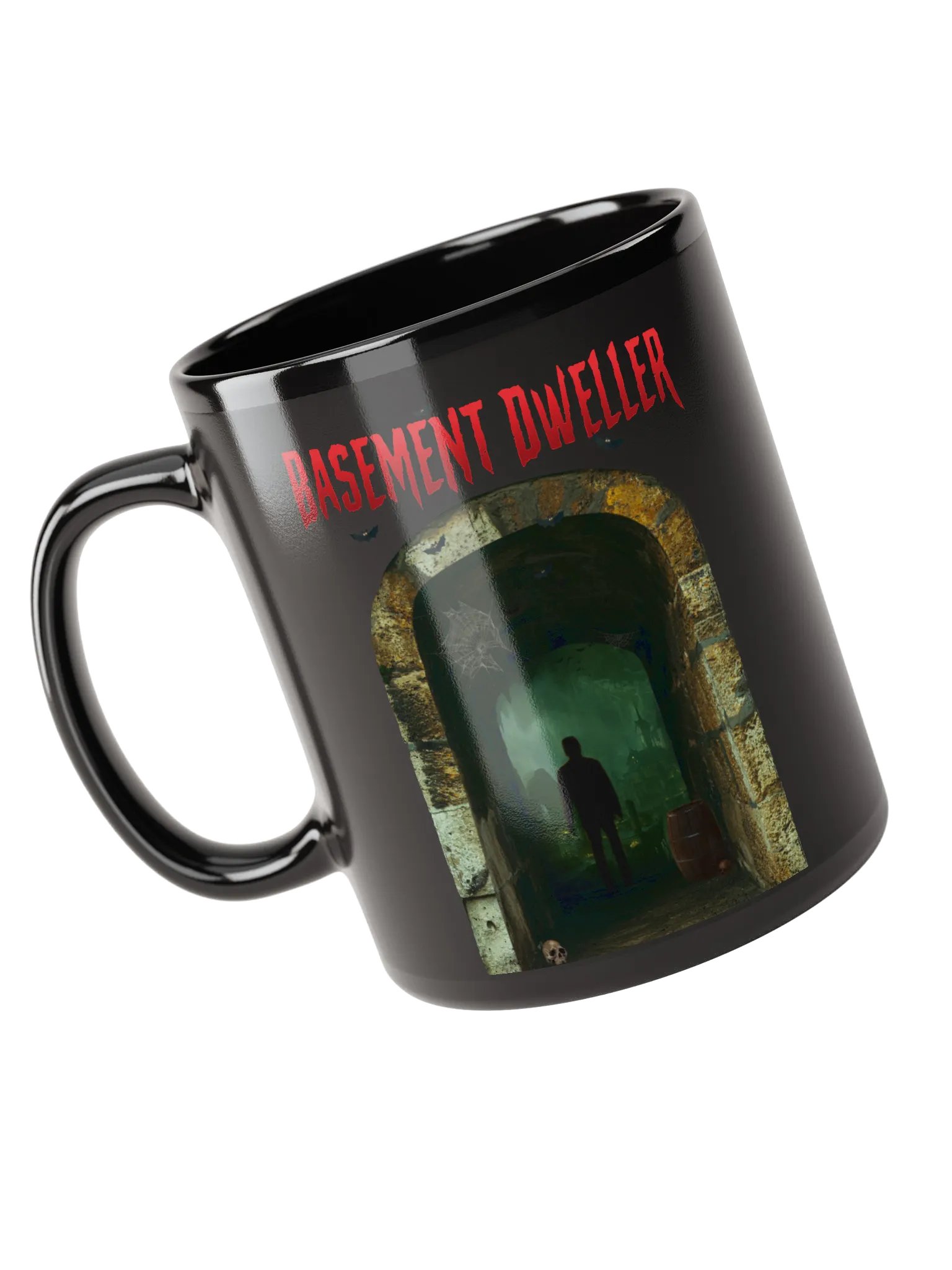Basement Dweller - Black Glossy Mug product image (6)