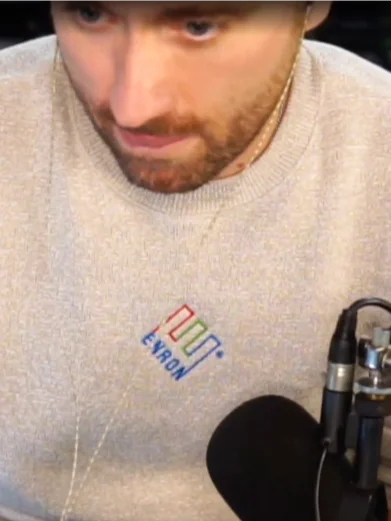 Ceo Enron Crewneck Sweatshirt- Latte product image (2)