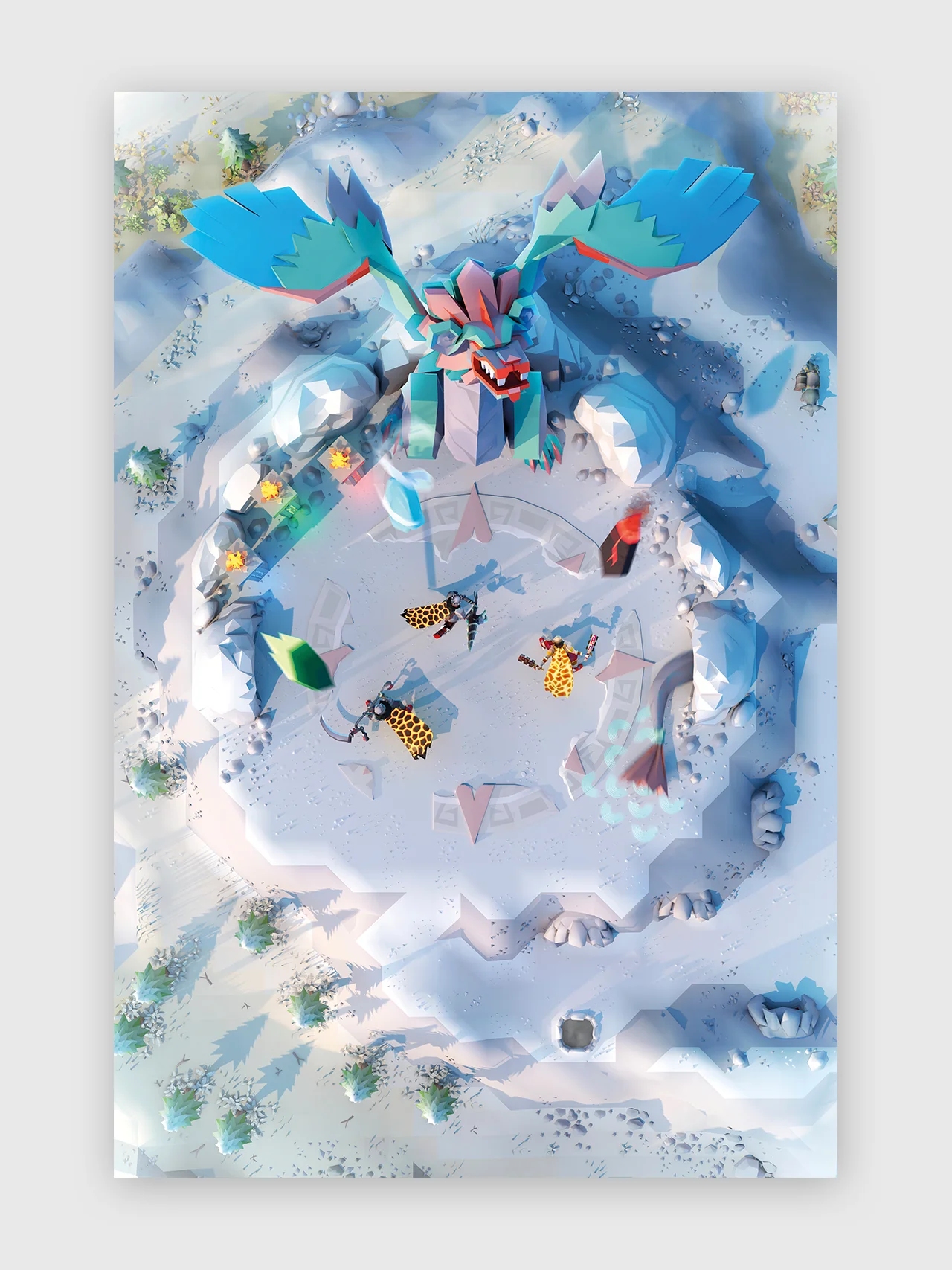 Into the Fray | The Hueycoatl Poster product image (2)