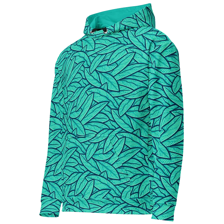 Cyan Leafs - Unisex Hoodie product image (2)