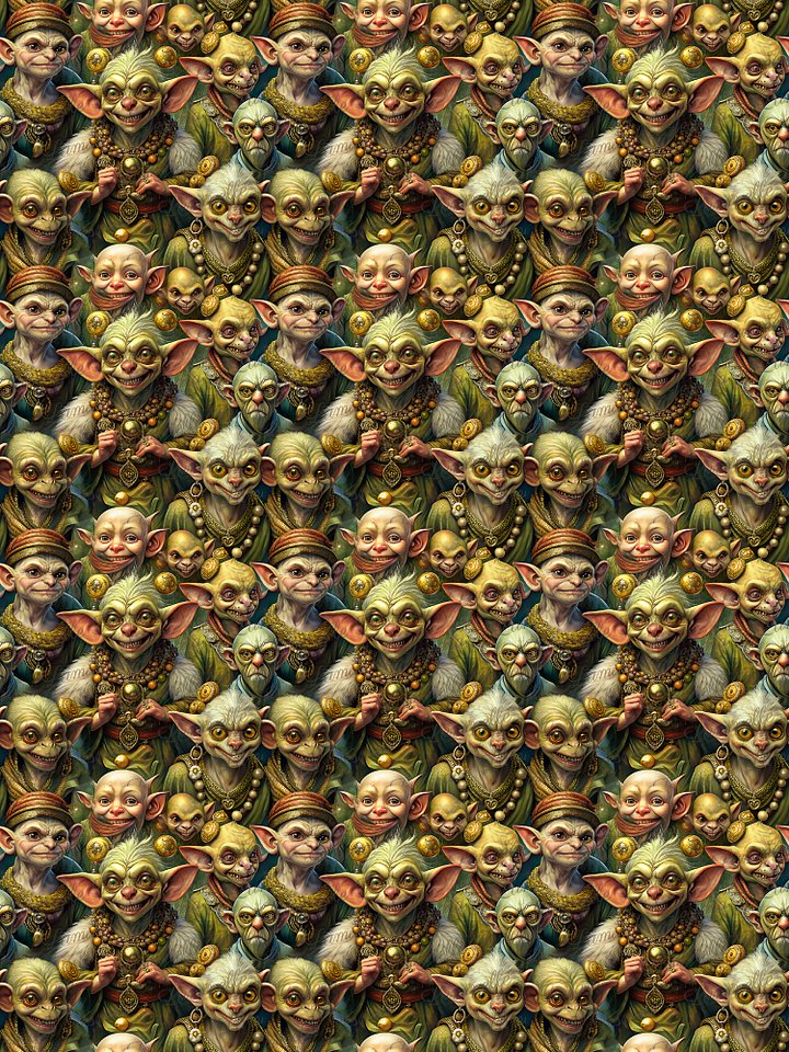 Whimsical Goblins – Seamless Digital Paper Bundle product image (2)