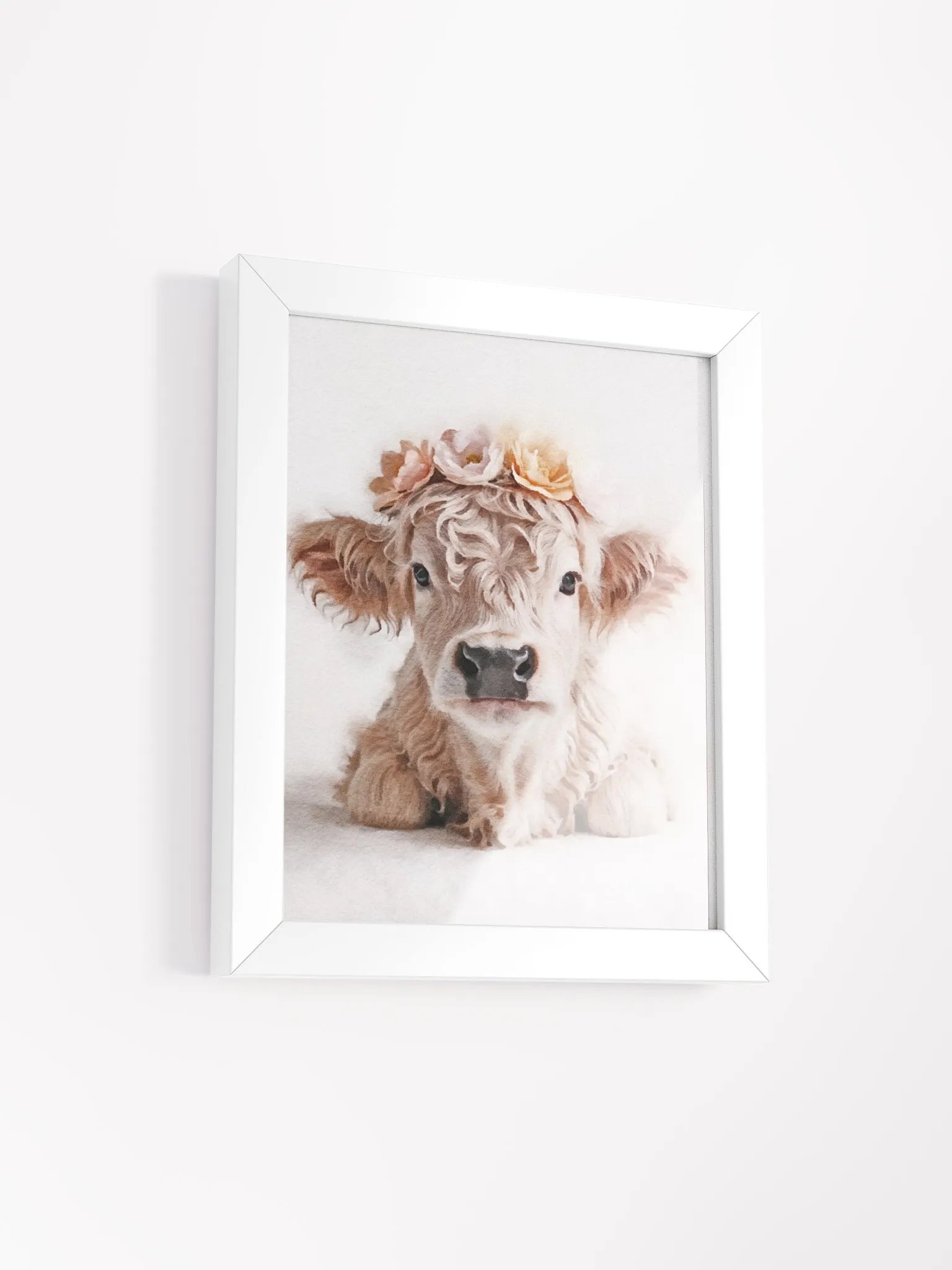 Floral Crowned Calf Matte Poster product image (41)