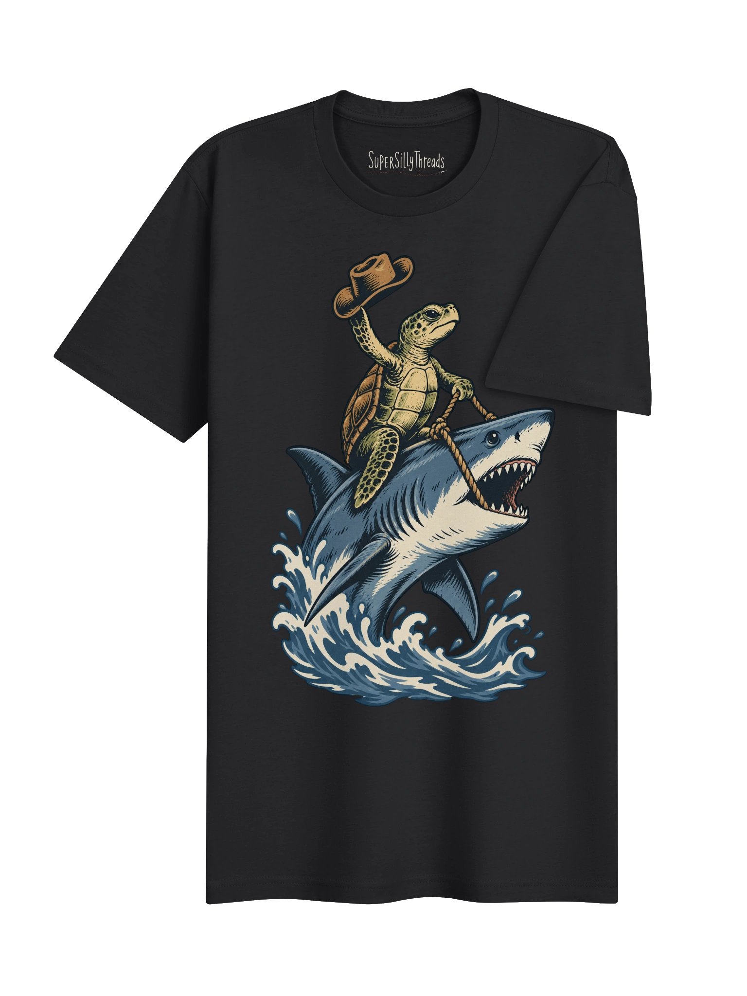 Cowboy Turtle Shark Tee product image (4)