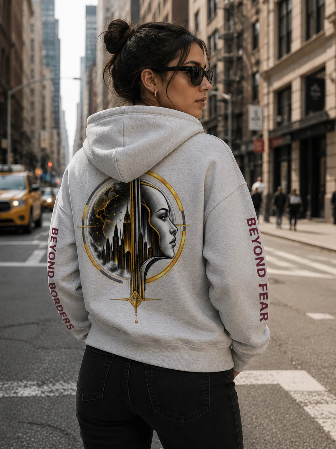 A Single Cry Against the Crowd™ — Signature Heavyweight French Terry Hoodie | Grey Edition product image (4)