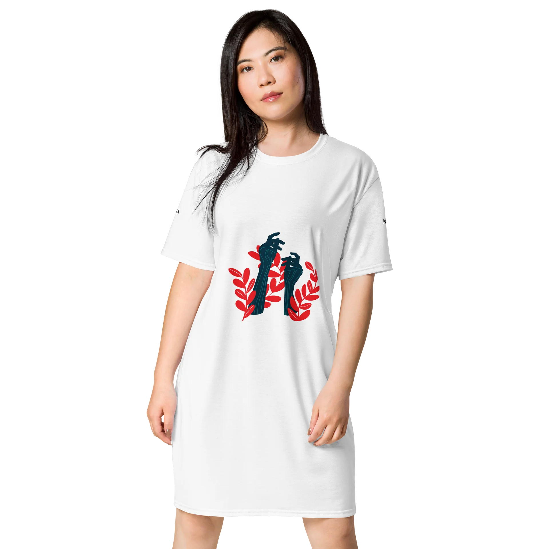 Women Graphic T Shirt Dress product image (1)
