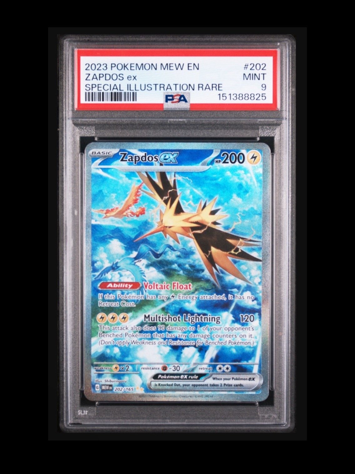Zapdos #202 PSA 9 product image (1)
