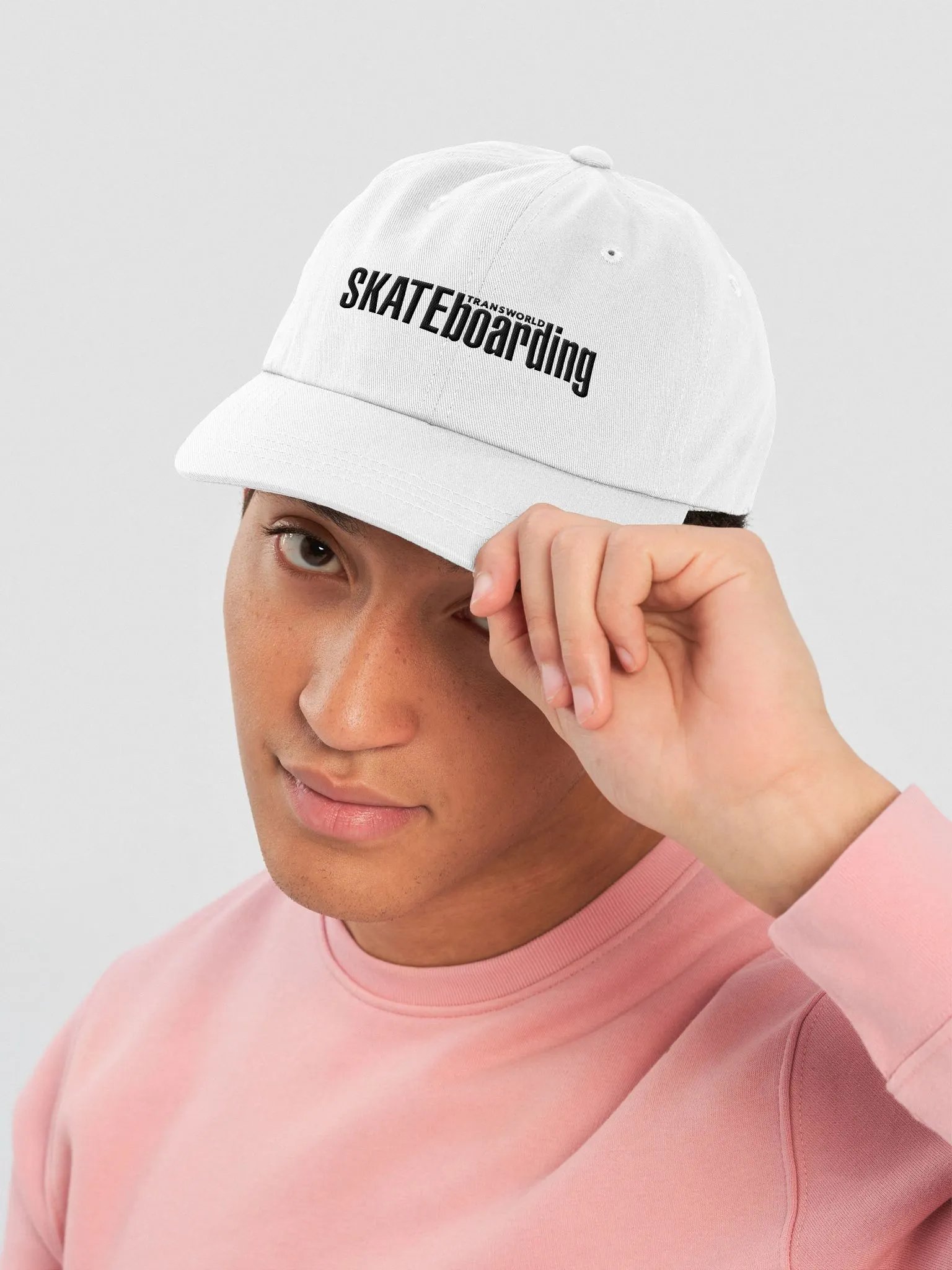 TransWorld SKATEboarding Logo | Classic Dad Hat (Light) product image (5)