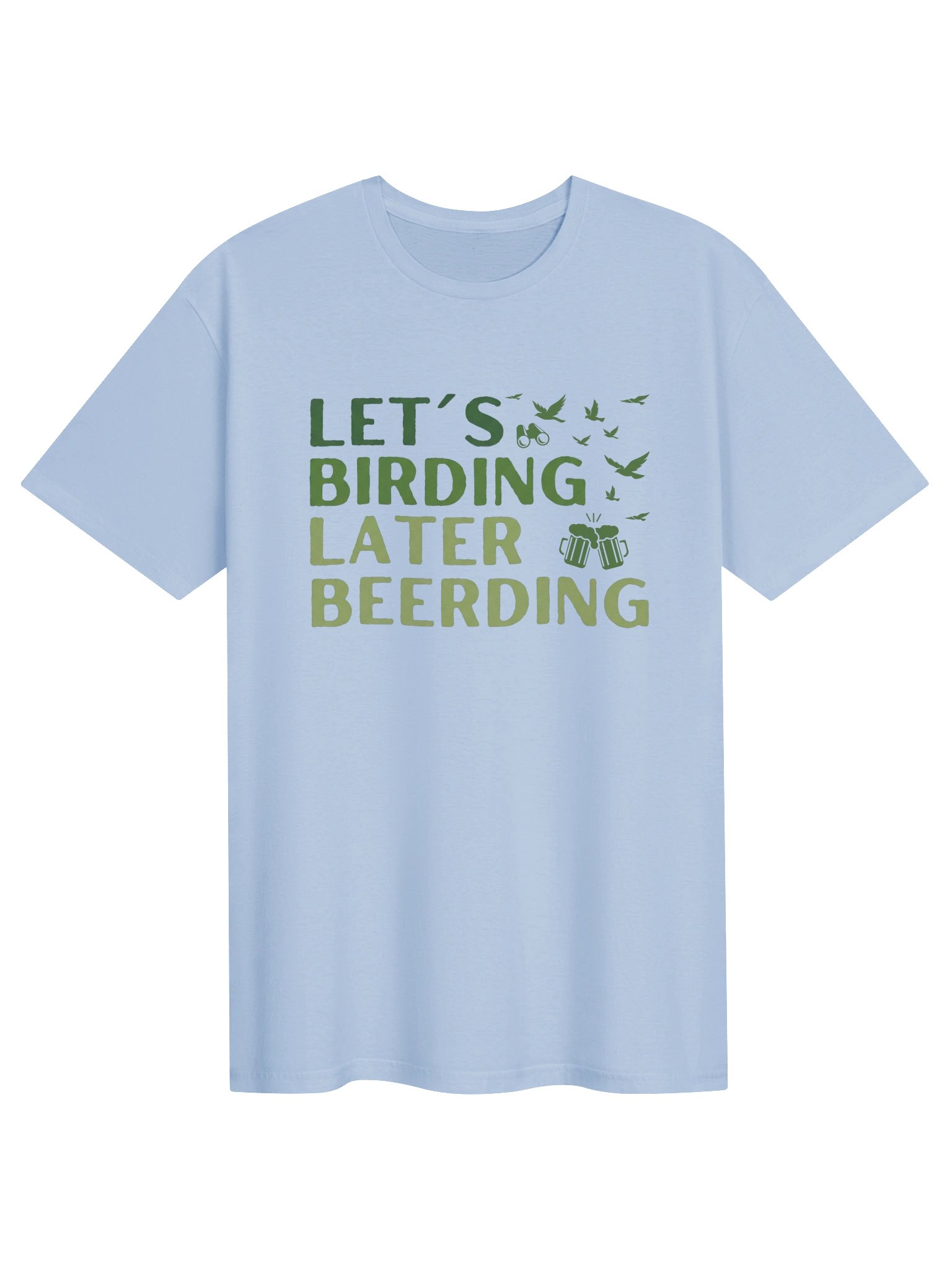 Let’s Birding Later Beerding Tee - Funny Outdoor Hobby Graphic Tee product image (4)