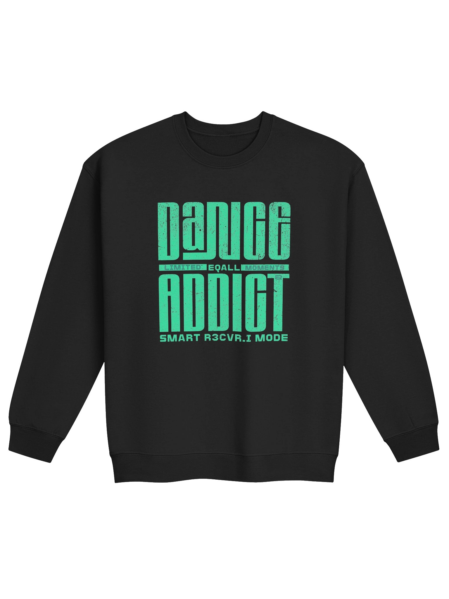 Limited DANCE Addict Moments Crewneck Gildan Sweatshirt_R3CVR.i mode by EQALL® Essentials_Turquoise product image (2)