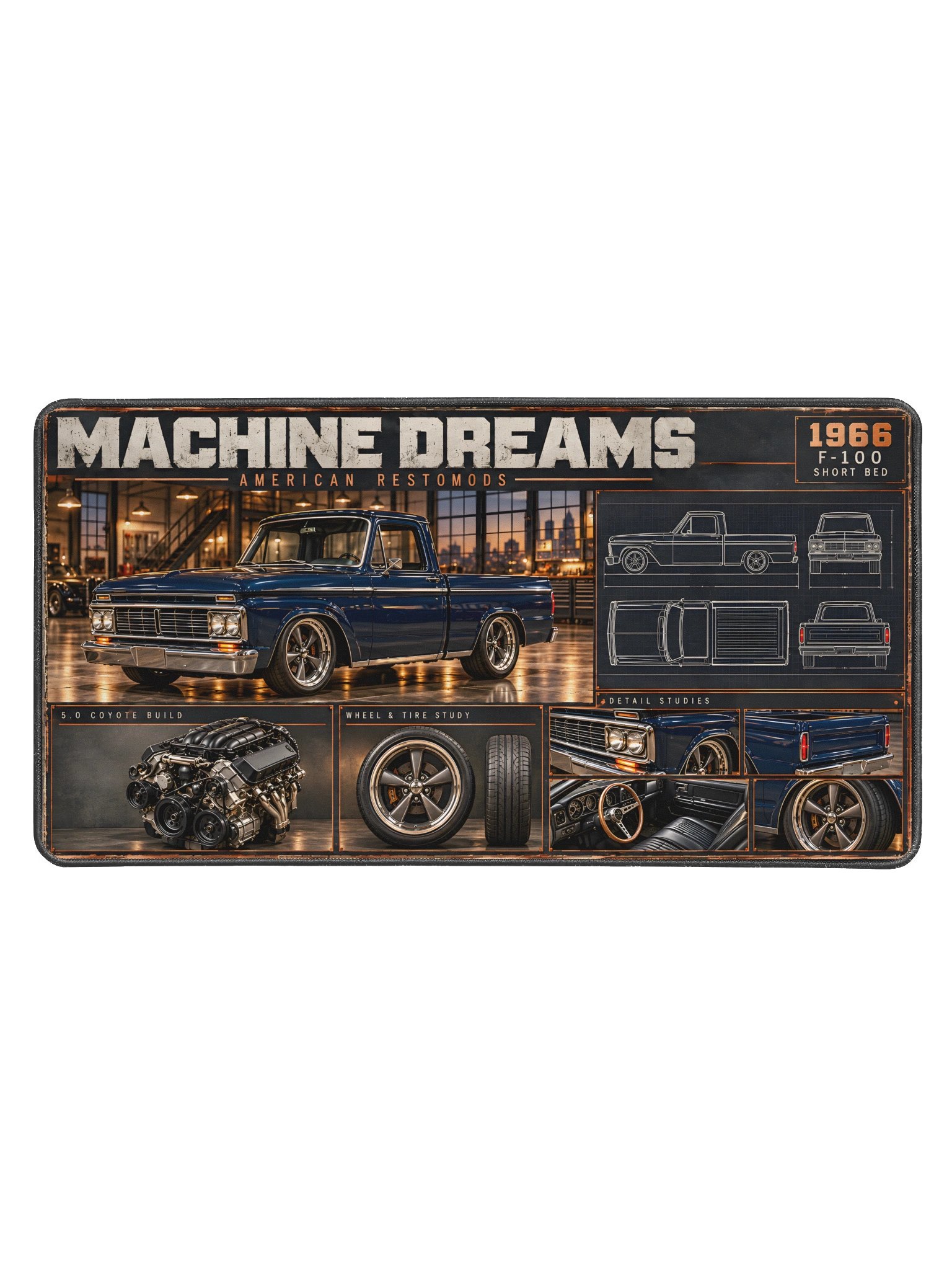 Machine Dreams // American Restomods — 1966 F-100 Short Bed product image (1)
