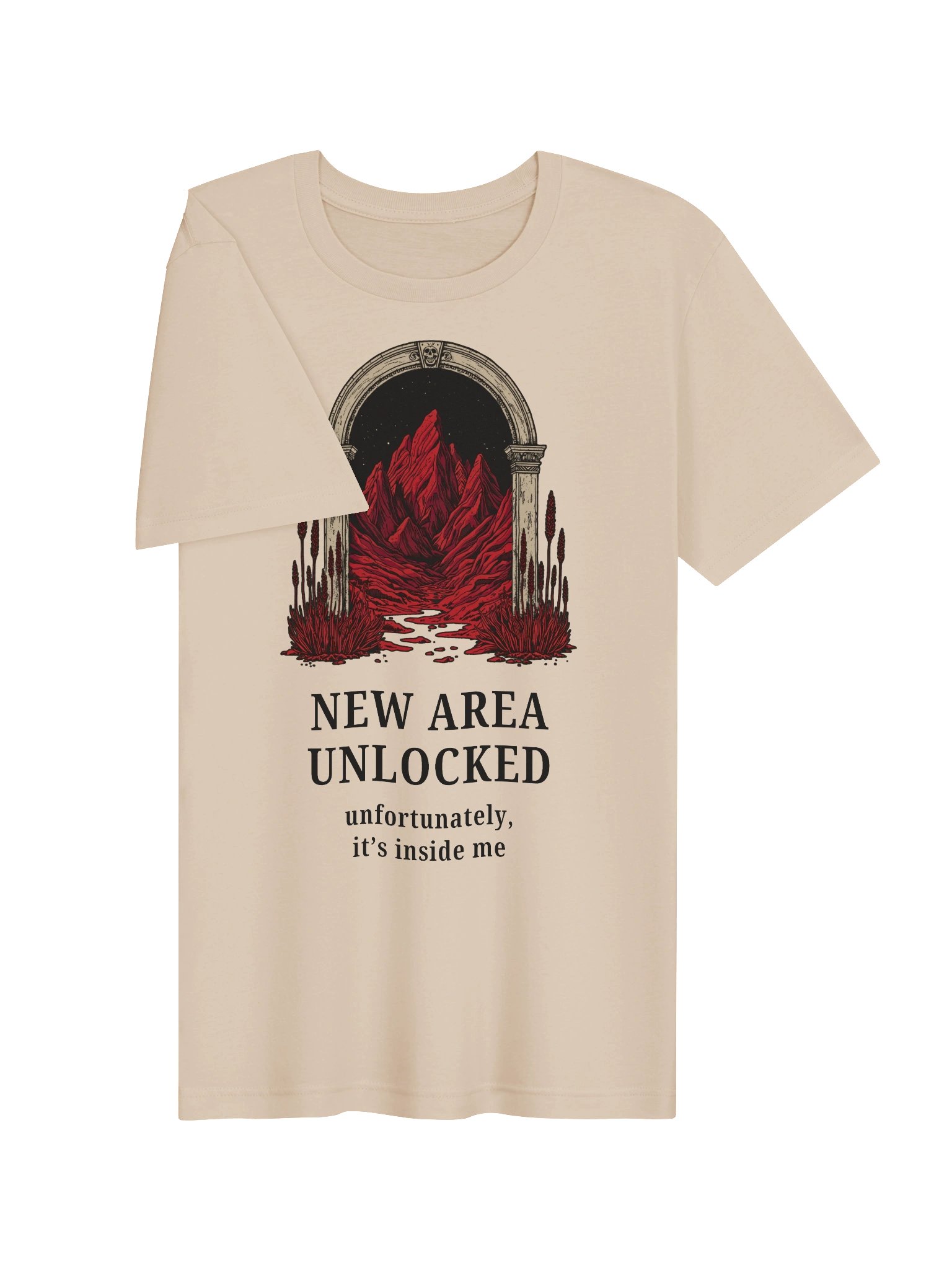 Endometriosis New Area Unlocked Shirt | Endo Awareness & Pelvic Pain Tee product image (3)