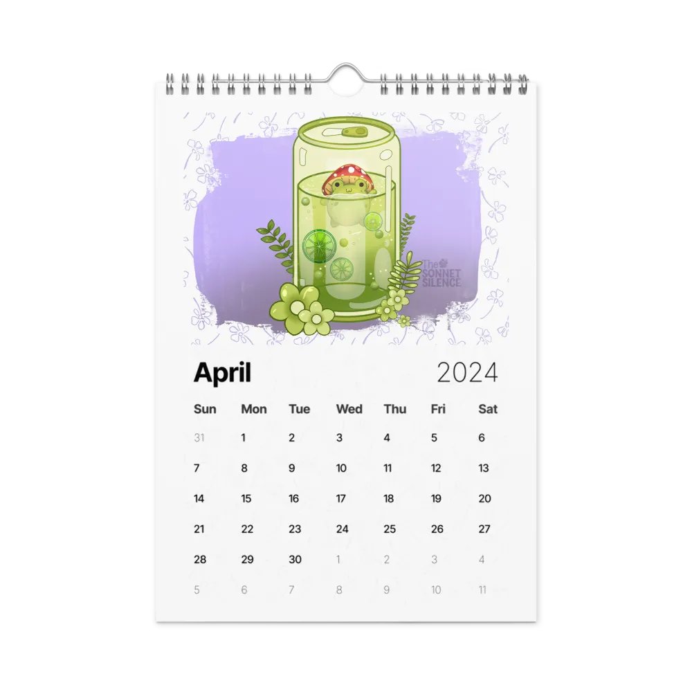 The Sonnet Silence 2024 Calendar product image (1)