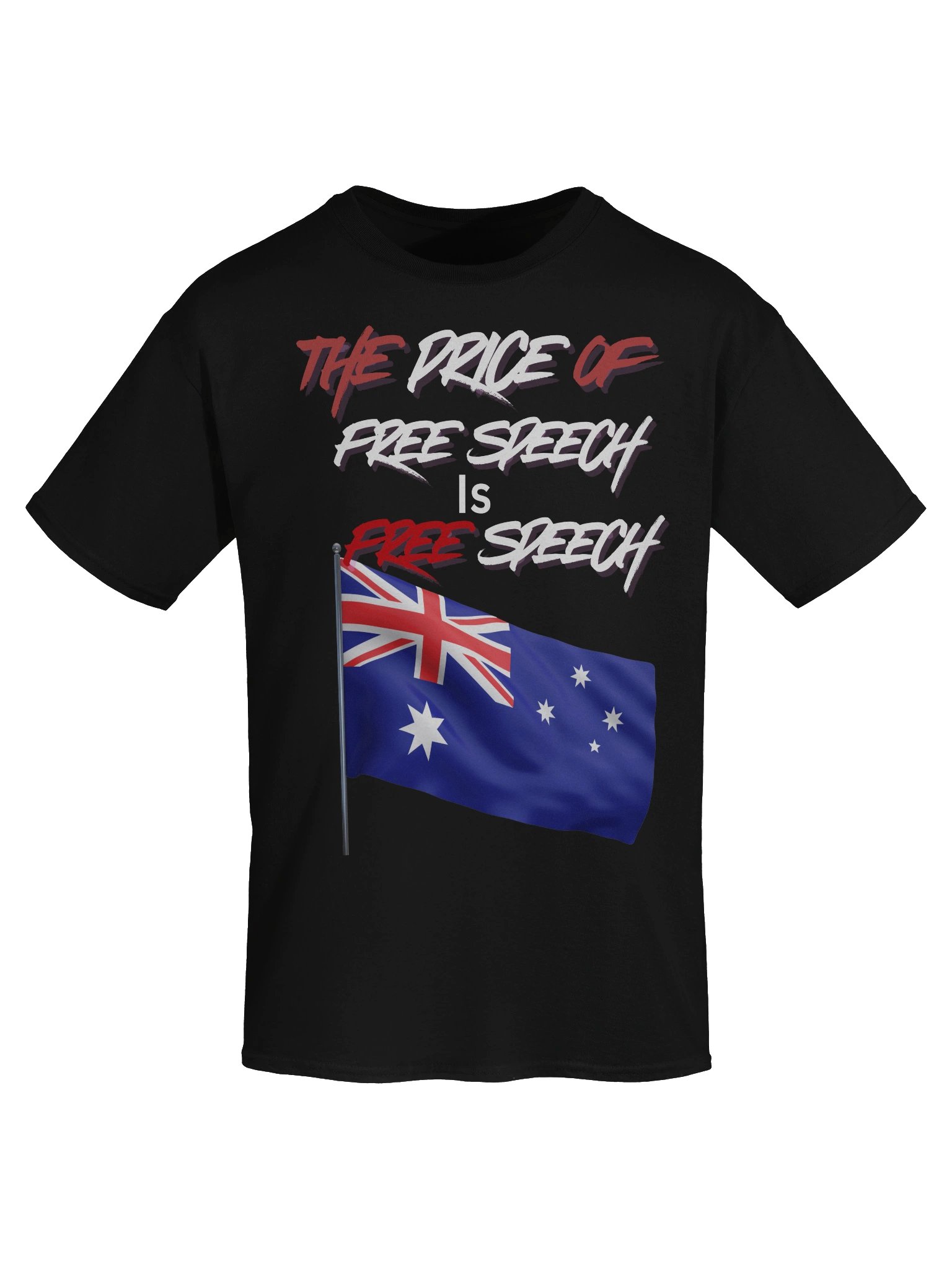 Australian Flag Free Speech Tee product image (8)