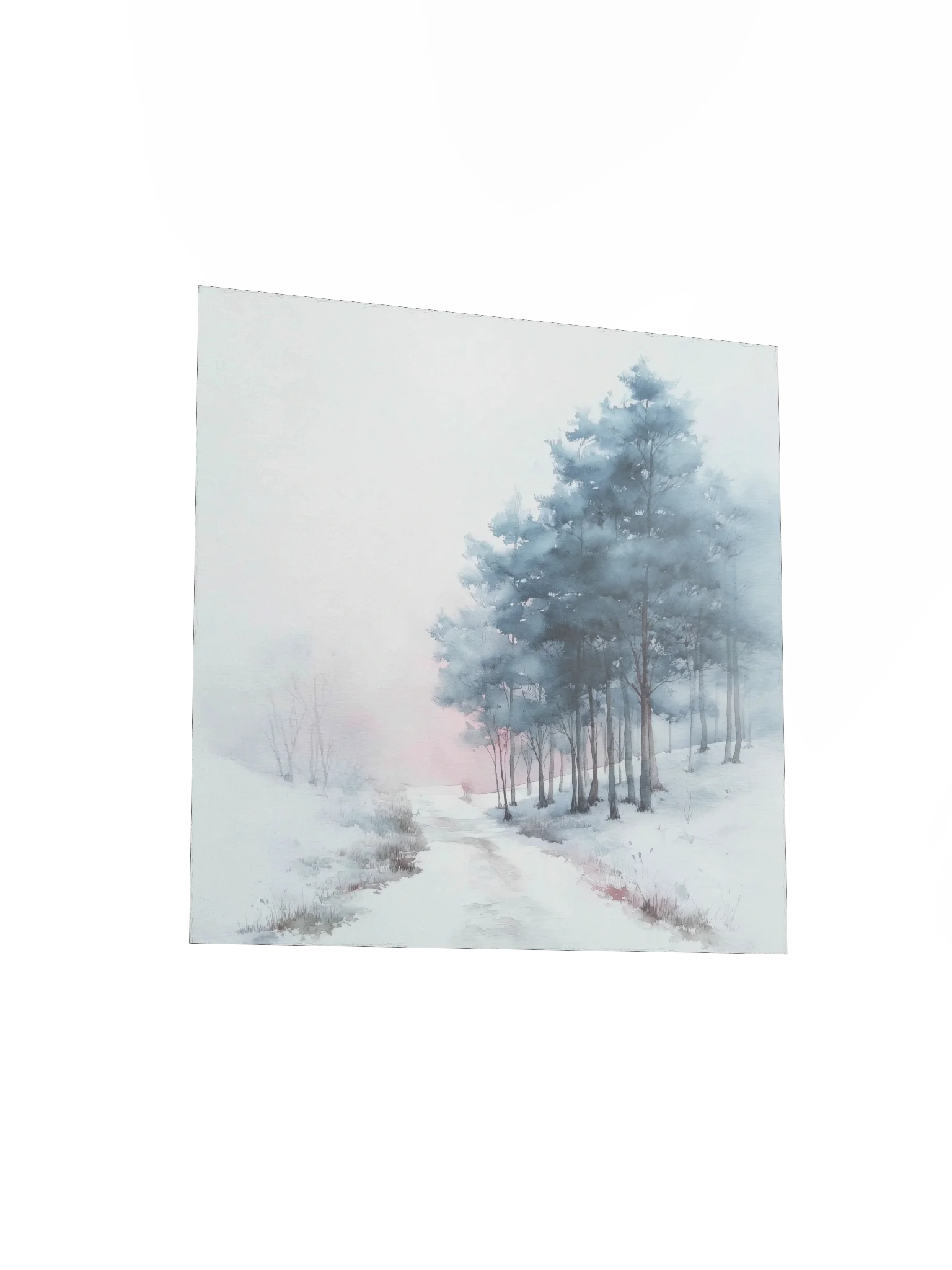 Powder Blue: Misty Dawn Snowy Landscape product image (12)
