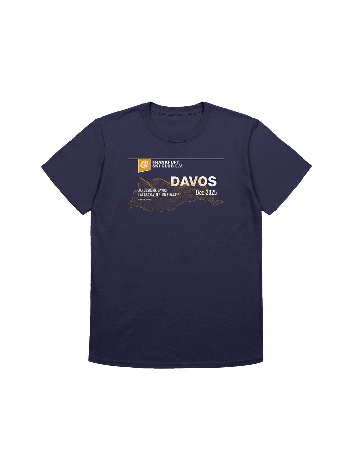 Davos / Jakobshorn Coordinates (front only print) product image (1)
