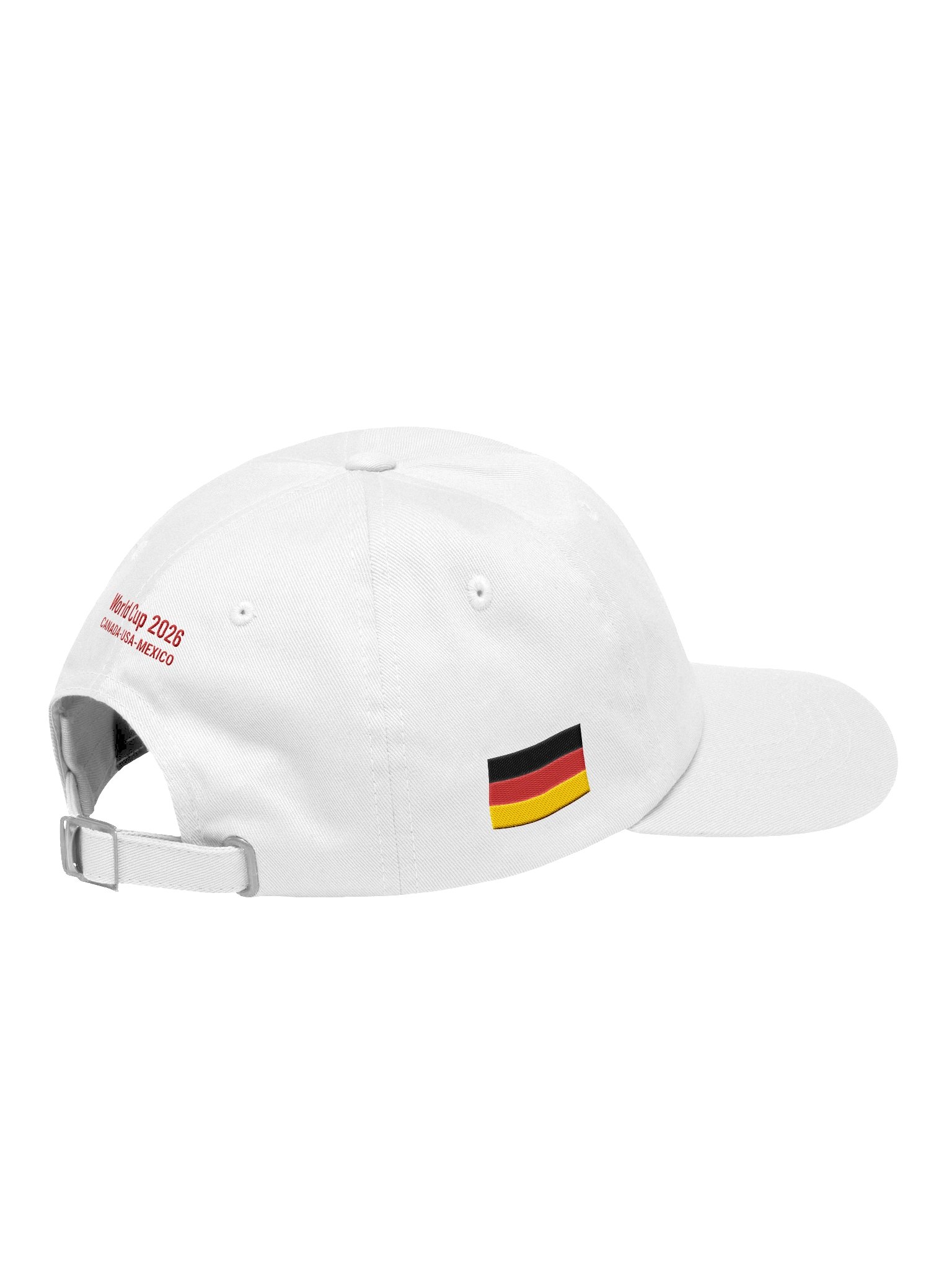 Germany 2026 World Cup Flag Dad Hat - Germany Soccer Fan Cap - Premium Embroidered Chino Cotton Twill product image (4)