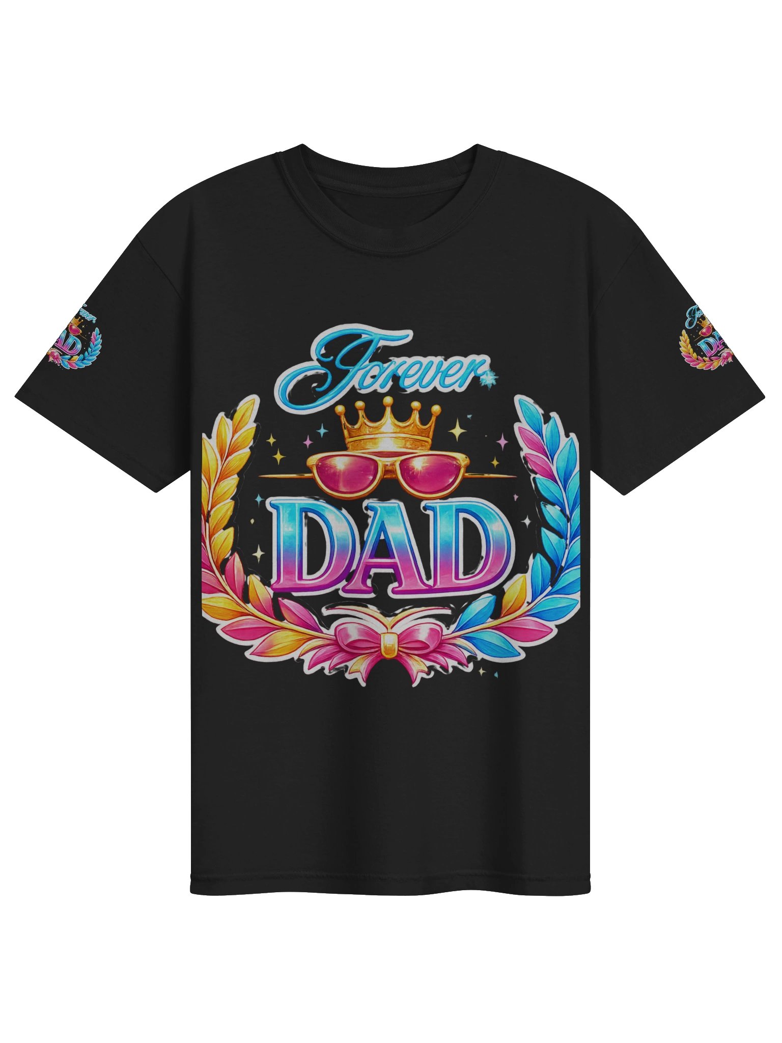 Forever Dad Rainbow Crown Tee product image (5)